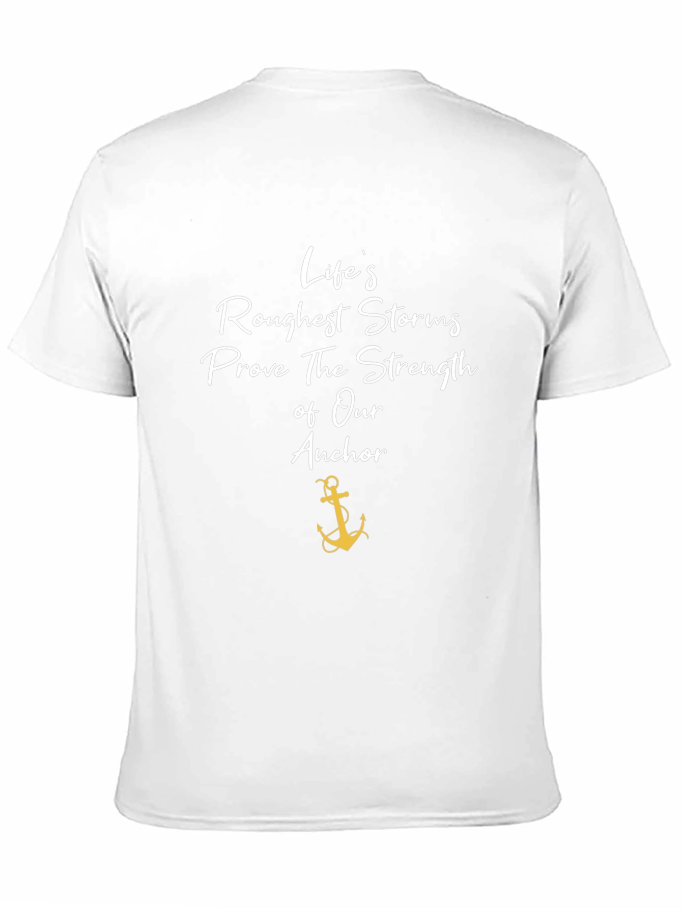 Inspirational Anchor T-Shirt: Strength in Storms