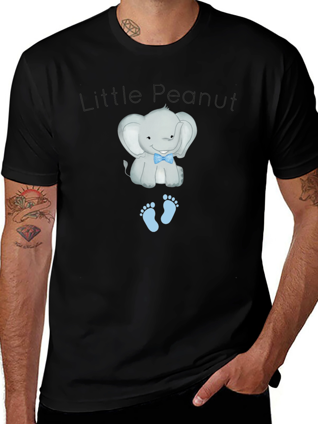 Little Peanut Elephant Baby Graphic T-Shirt