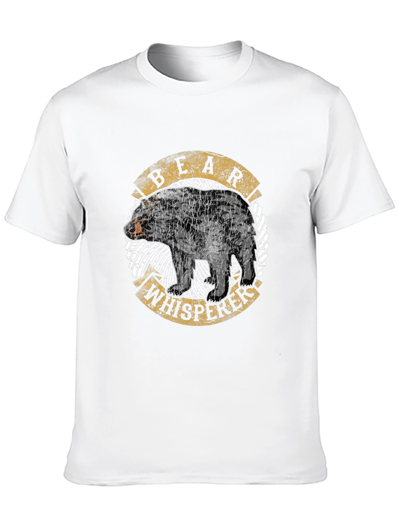 Bear Whisperer Graphic T-Shirt - Black