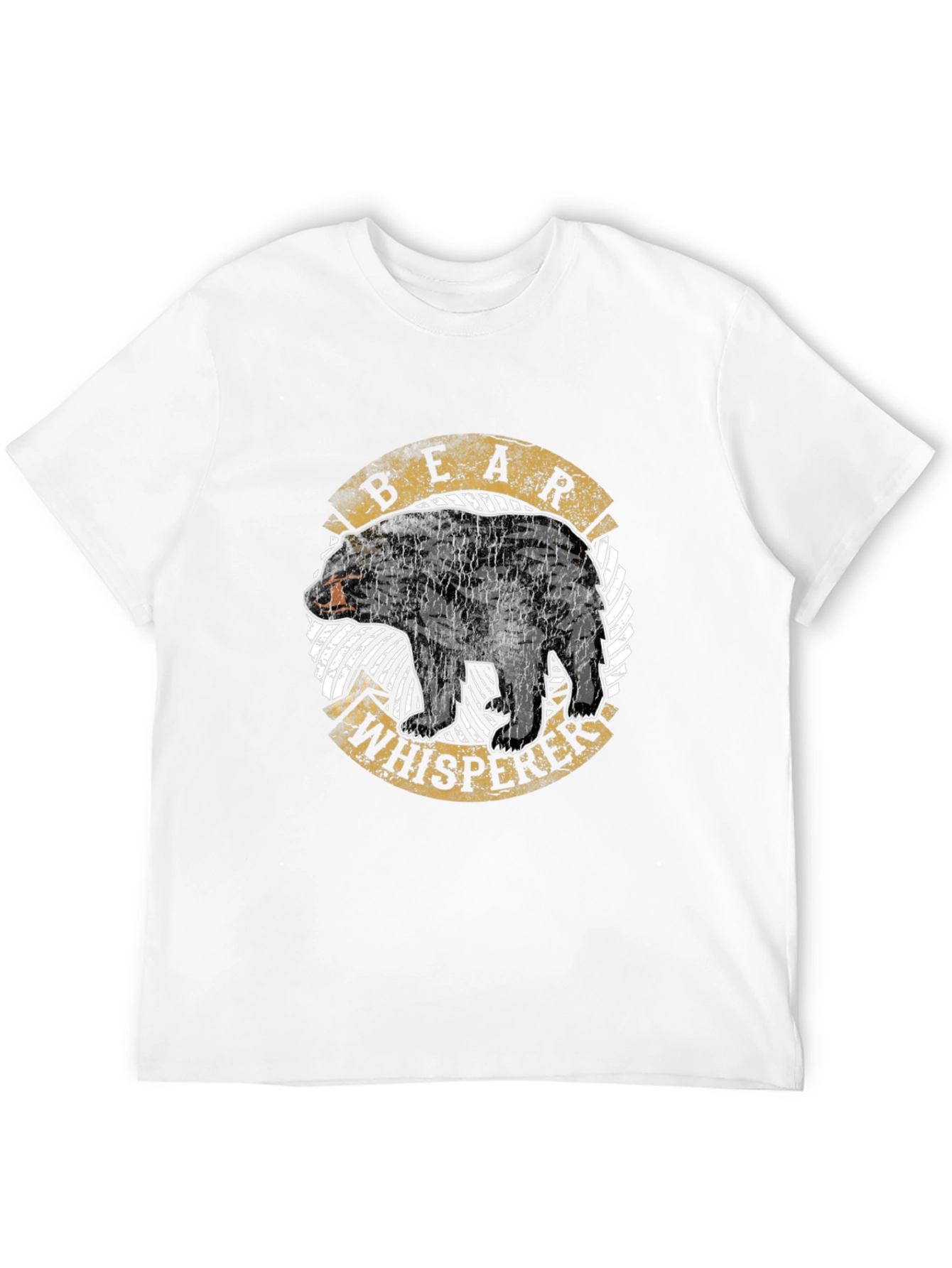 Bear Whisperer Graphic T-Shirt - Black