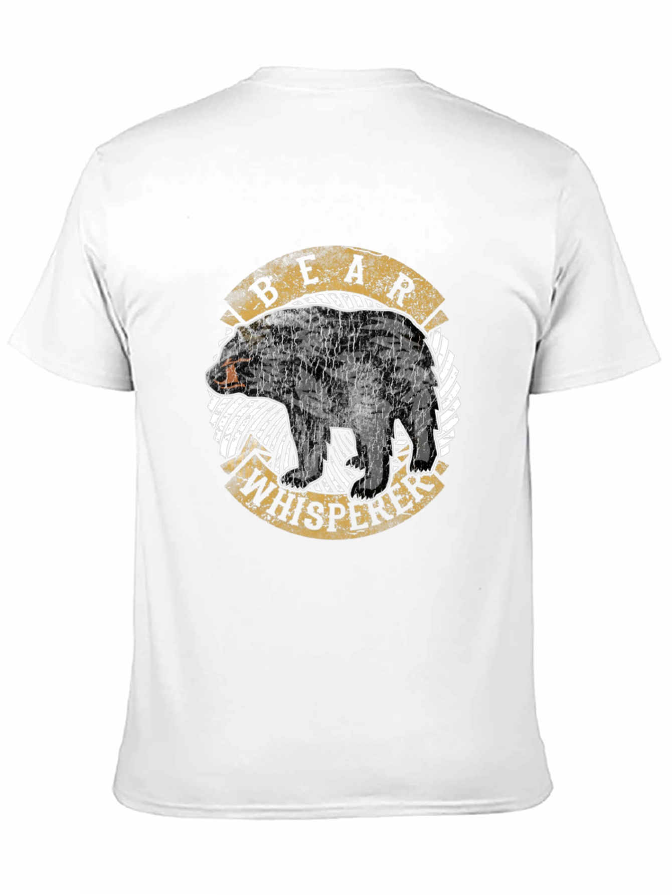 Bear Whisperer Graphic T-Shirt - Black