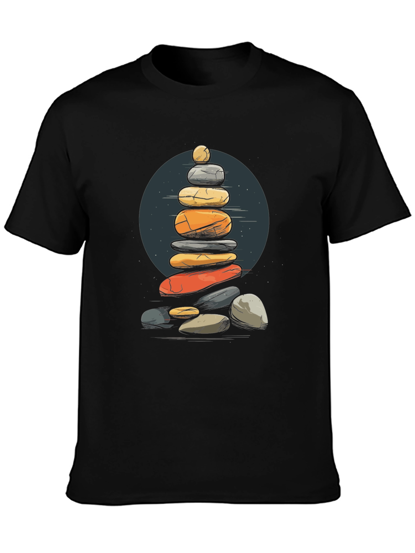 Stacked Stones Graphic Tee - Relaxed Fit