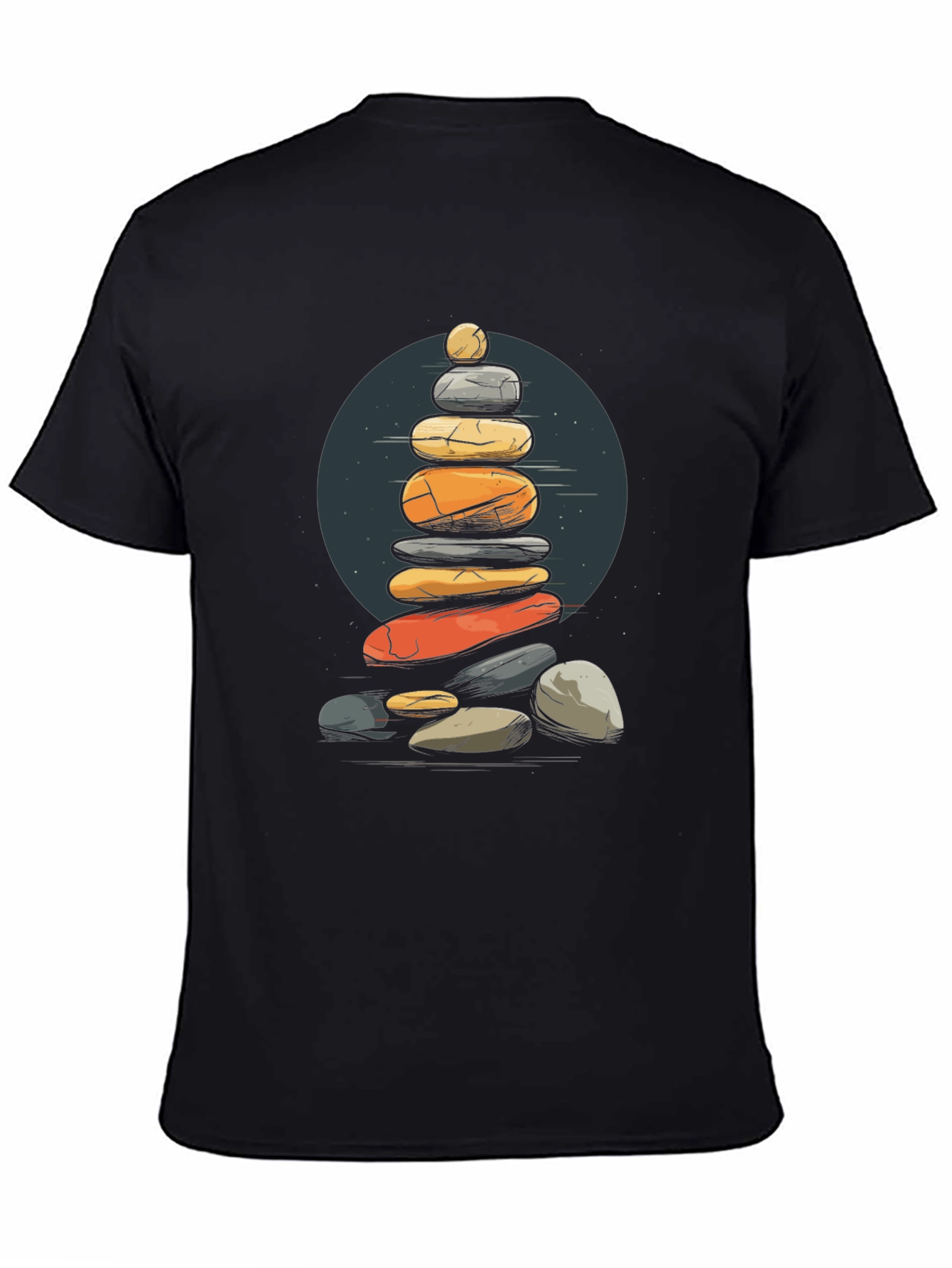 Stacked Stones Graphic Tee - Relaxed Fit