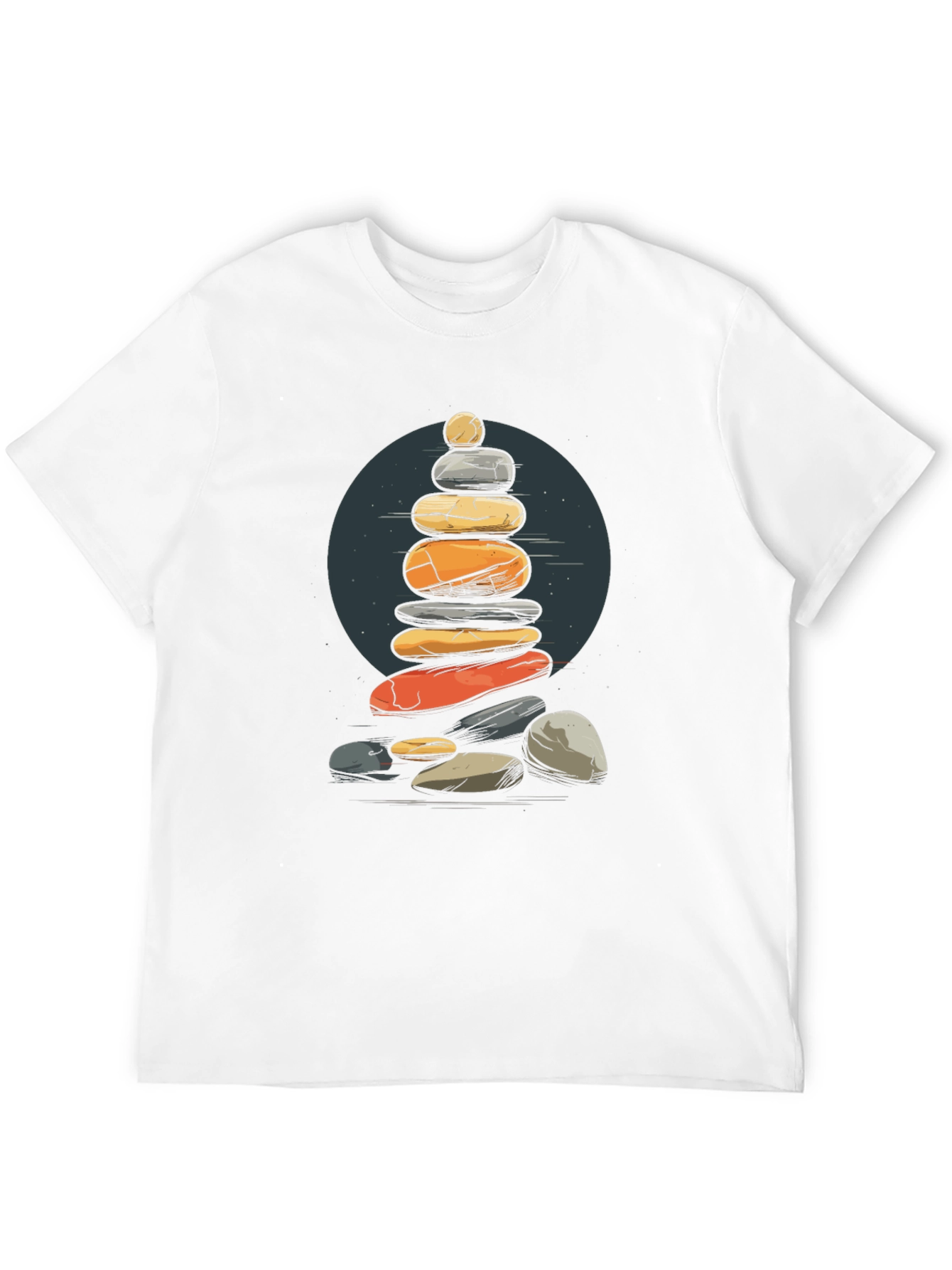 Stacked Stones Graphic Tee - Relaxed Fit