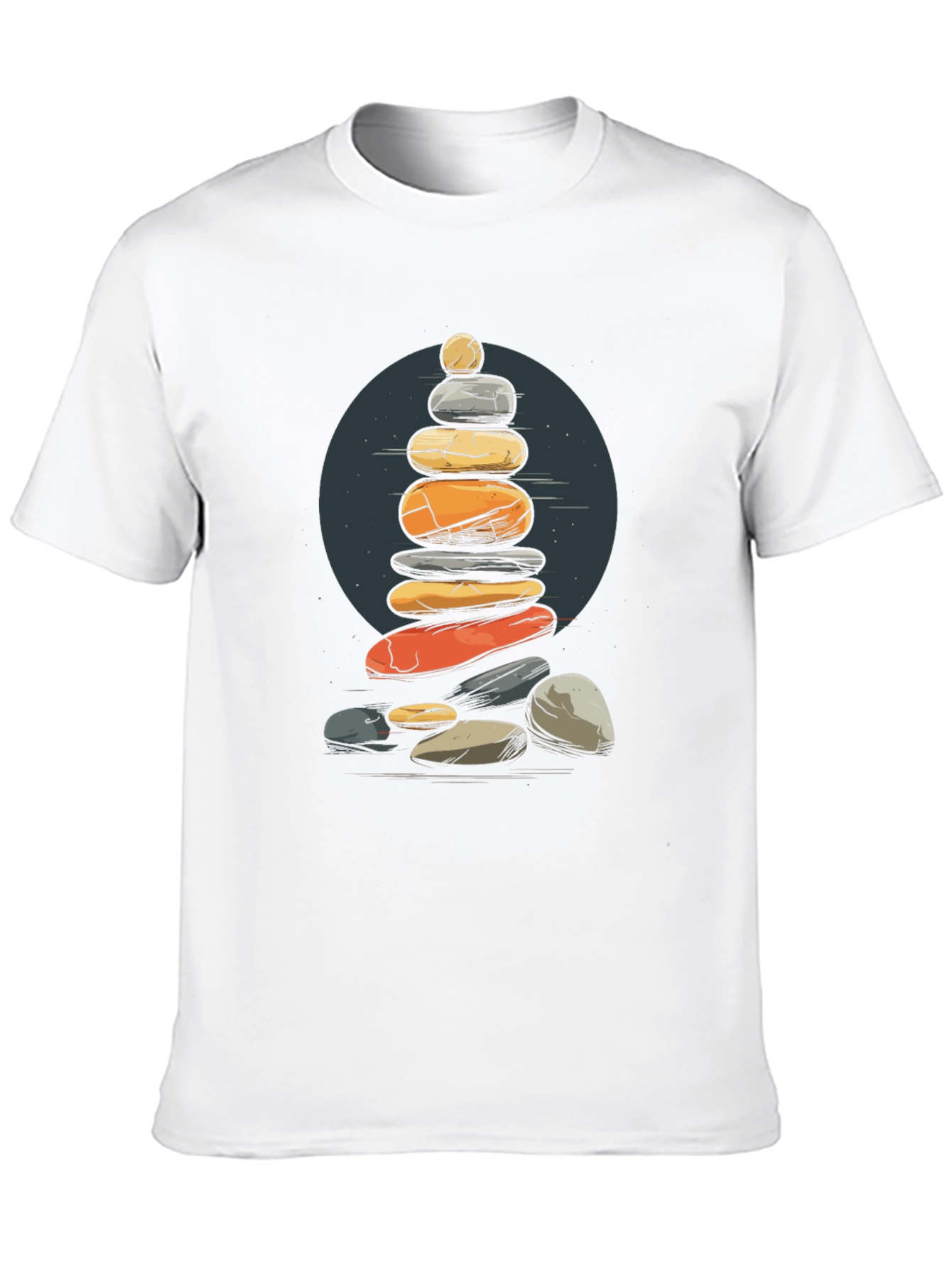 Stacked Stones Graphic Tee - Relaxed Fit
