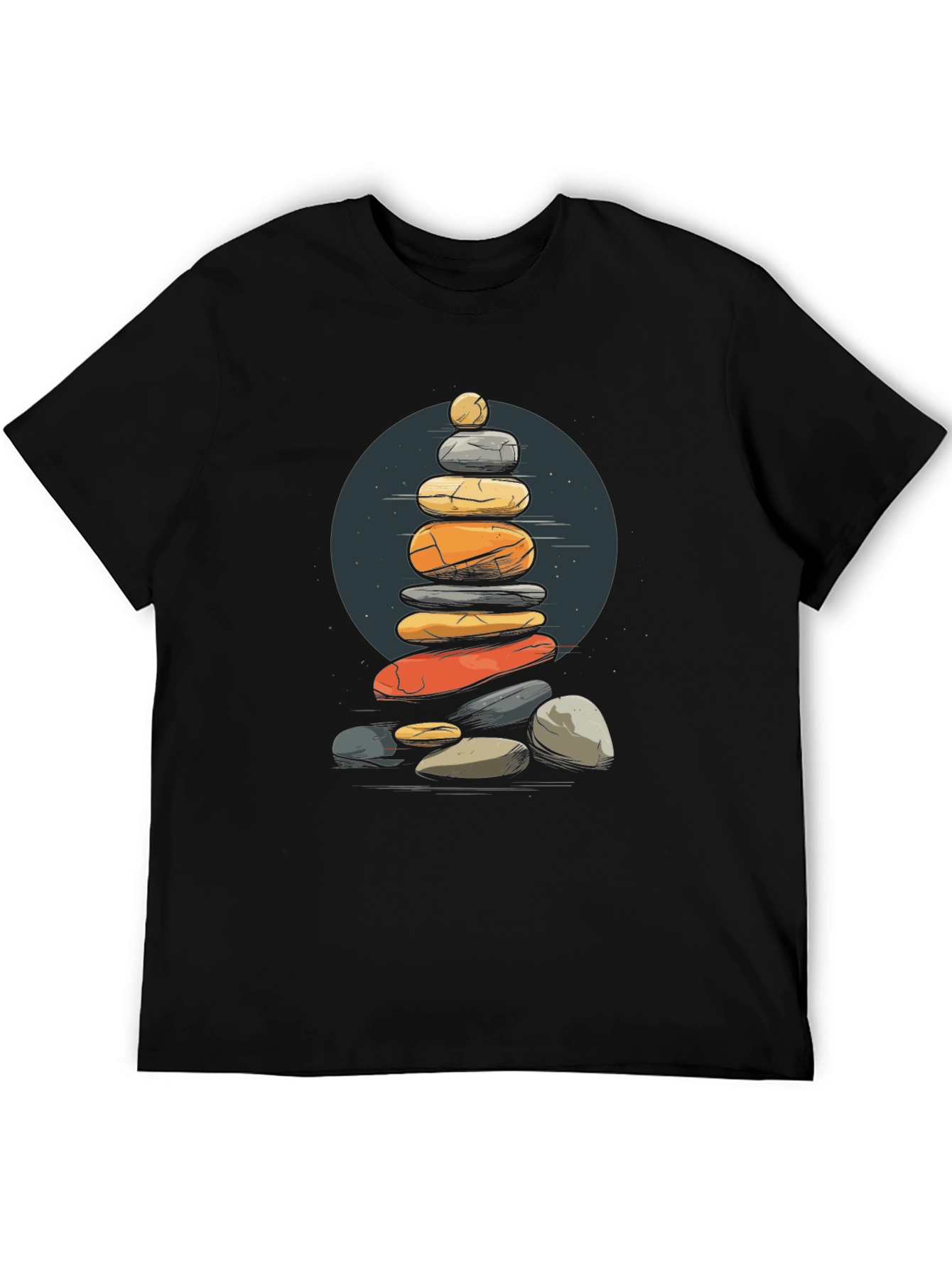Stacked Stones Graphic Tee - Relaxed Fit