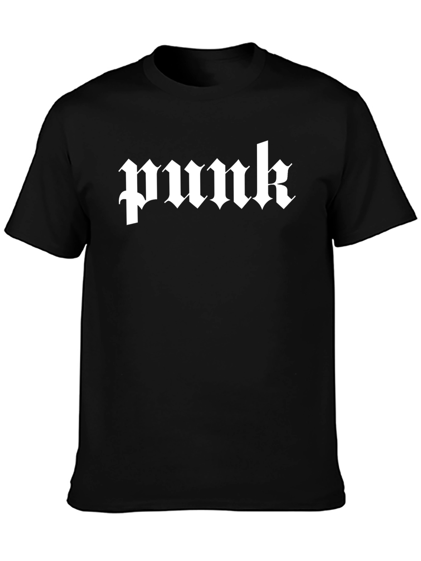 Punk Graphic T-Shirt - Black Gothic Style