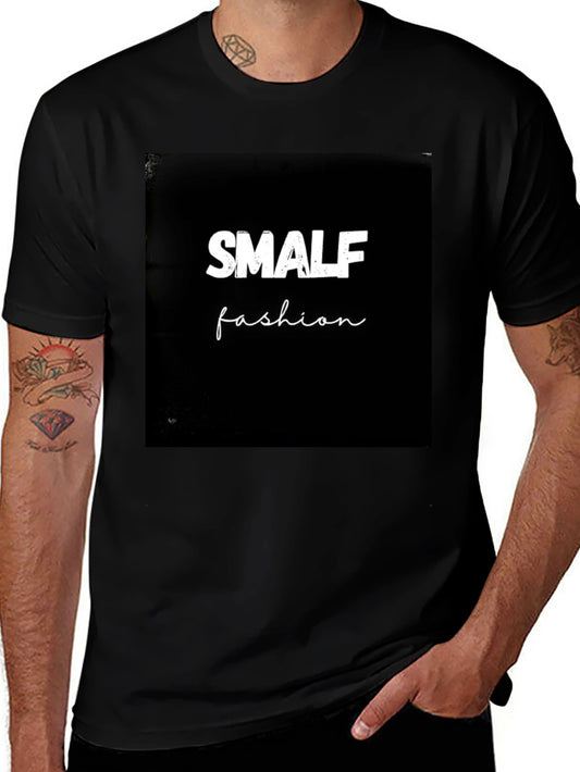 SMALF Fashion Black T-Shirt