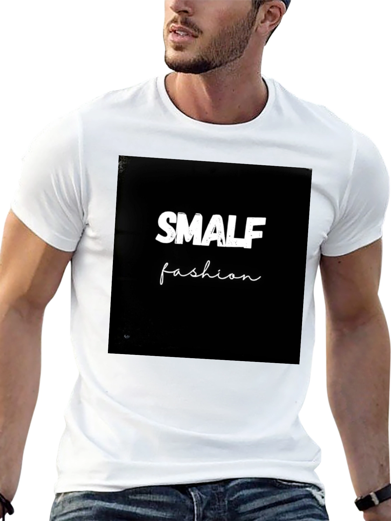 SMALF Fashion Black T-Shirt