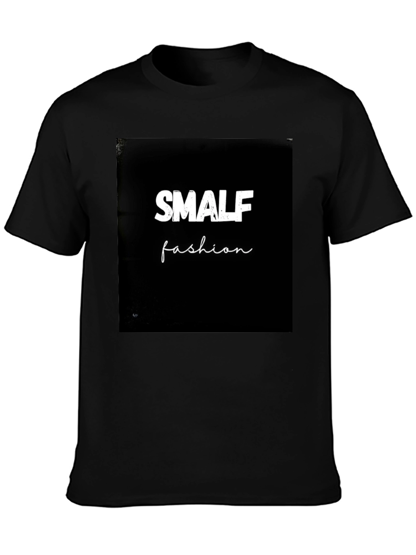 SMALF Fashion Black T-Shirt