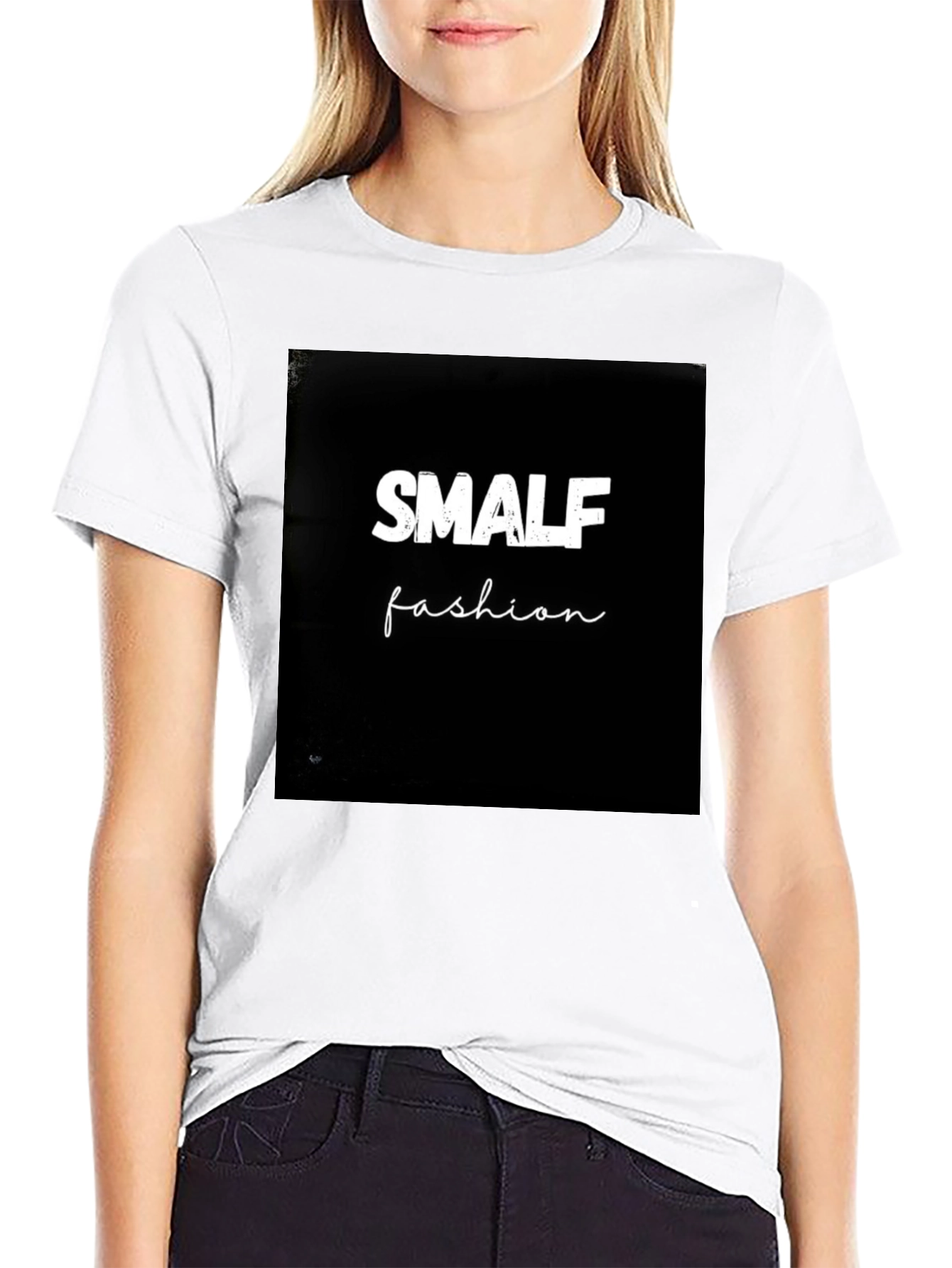 SMALF Fashion Black T-Shirt