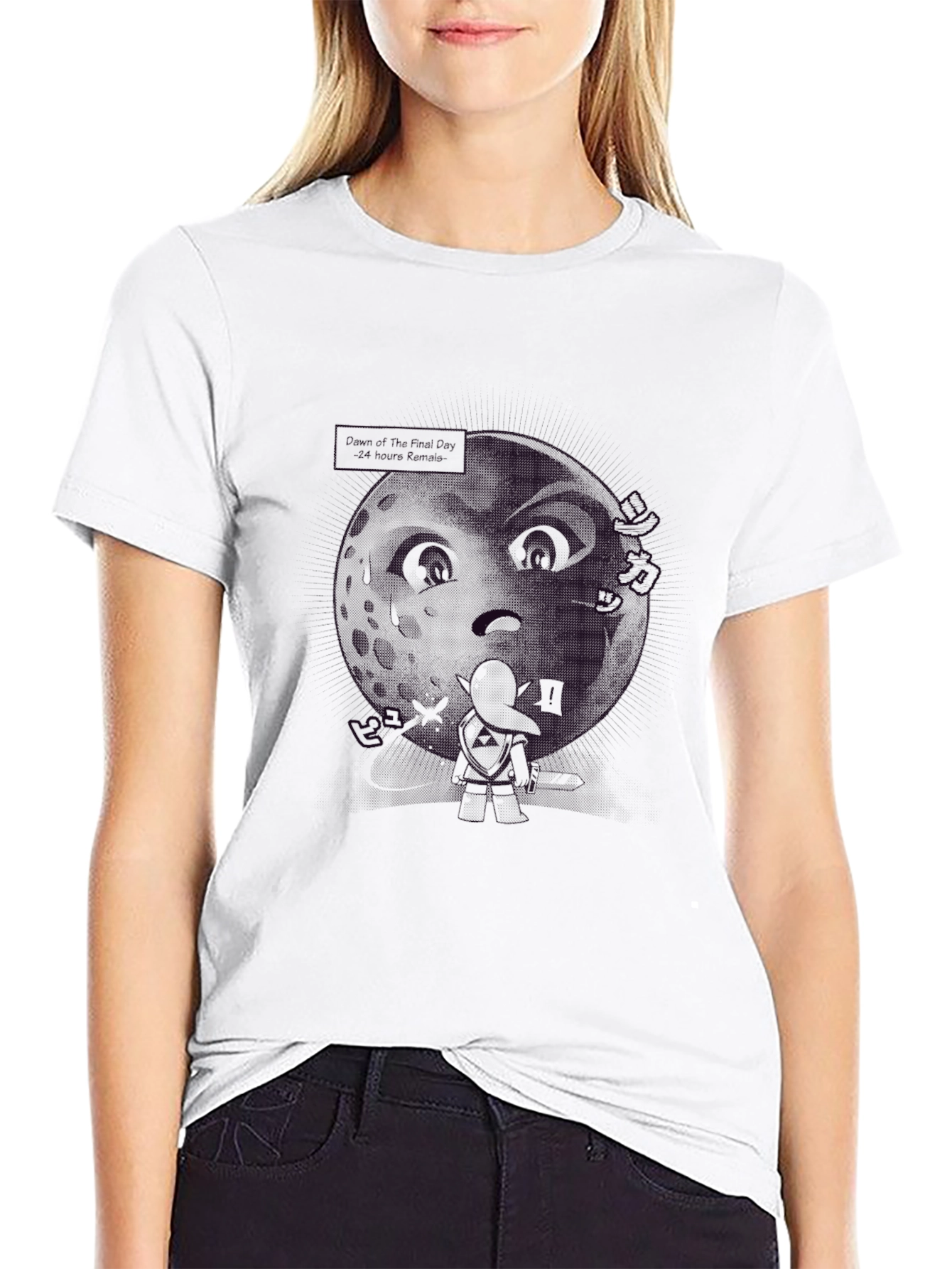 Graphic Print Mens Black T-Shirt