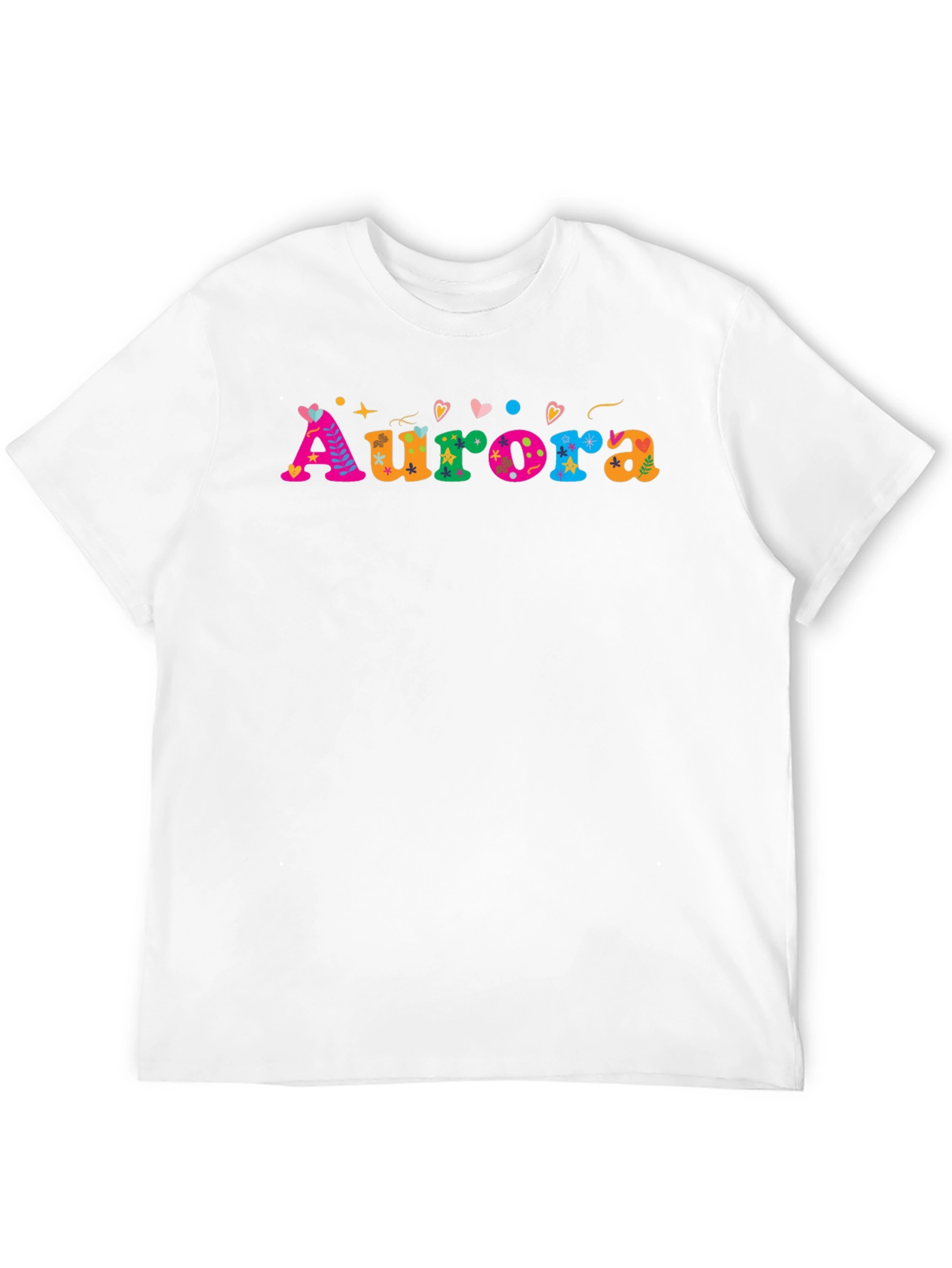 Aurora Funky Graphic T-Shirt - Black