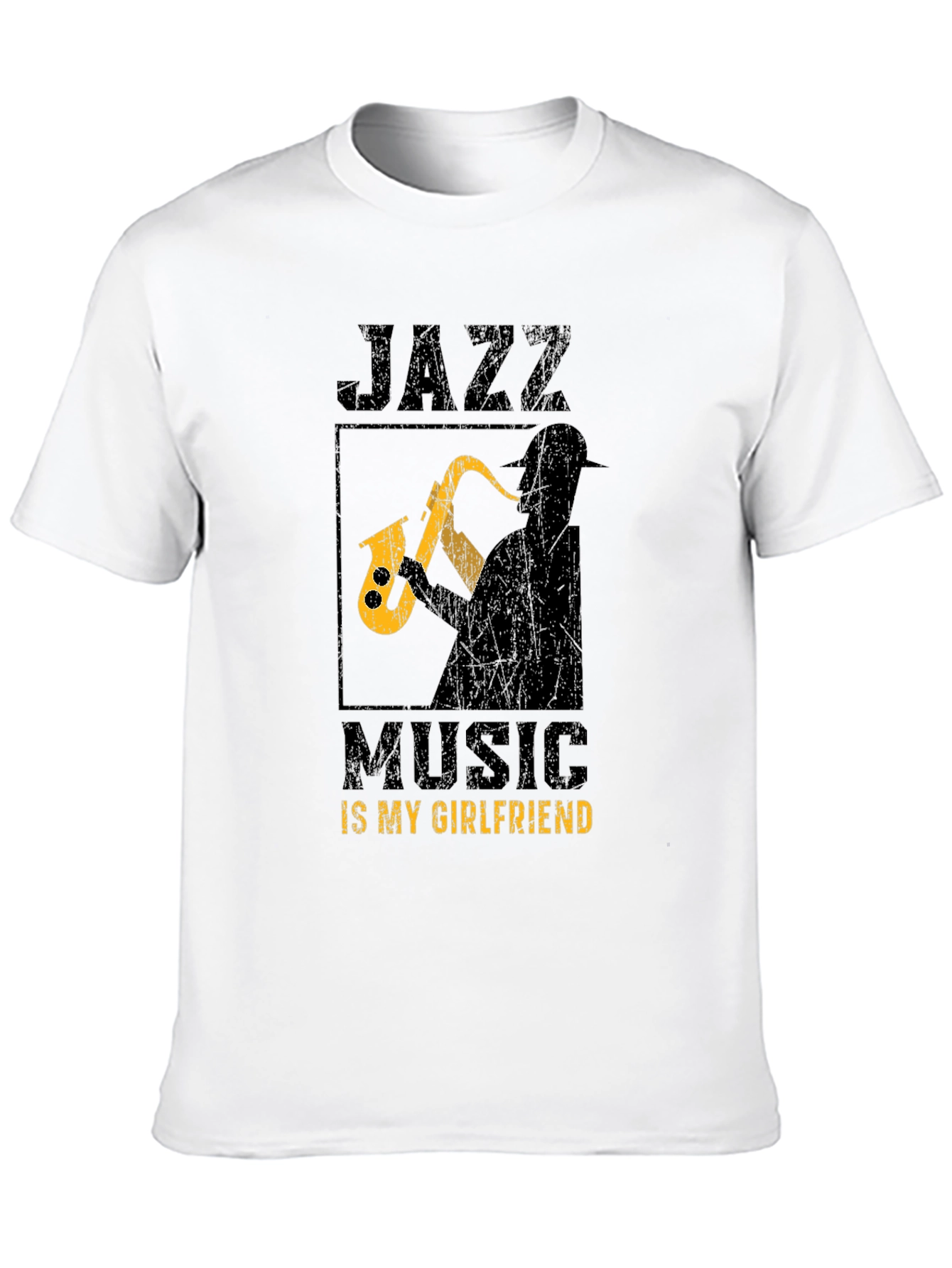 Jazz Music is My Girlfriend Graphic T-Shirt