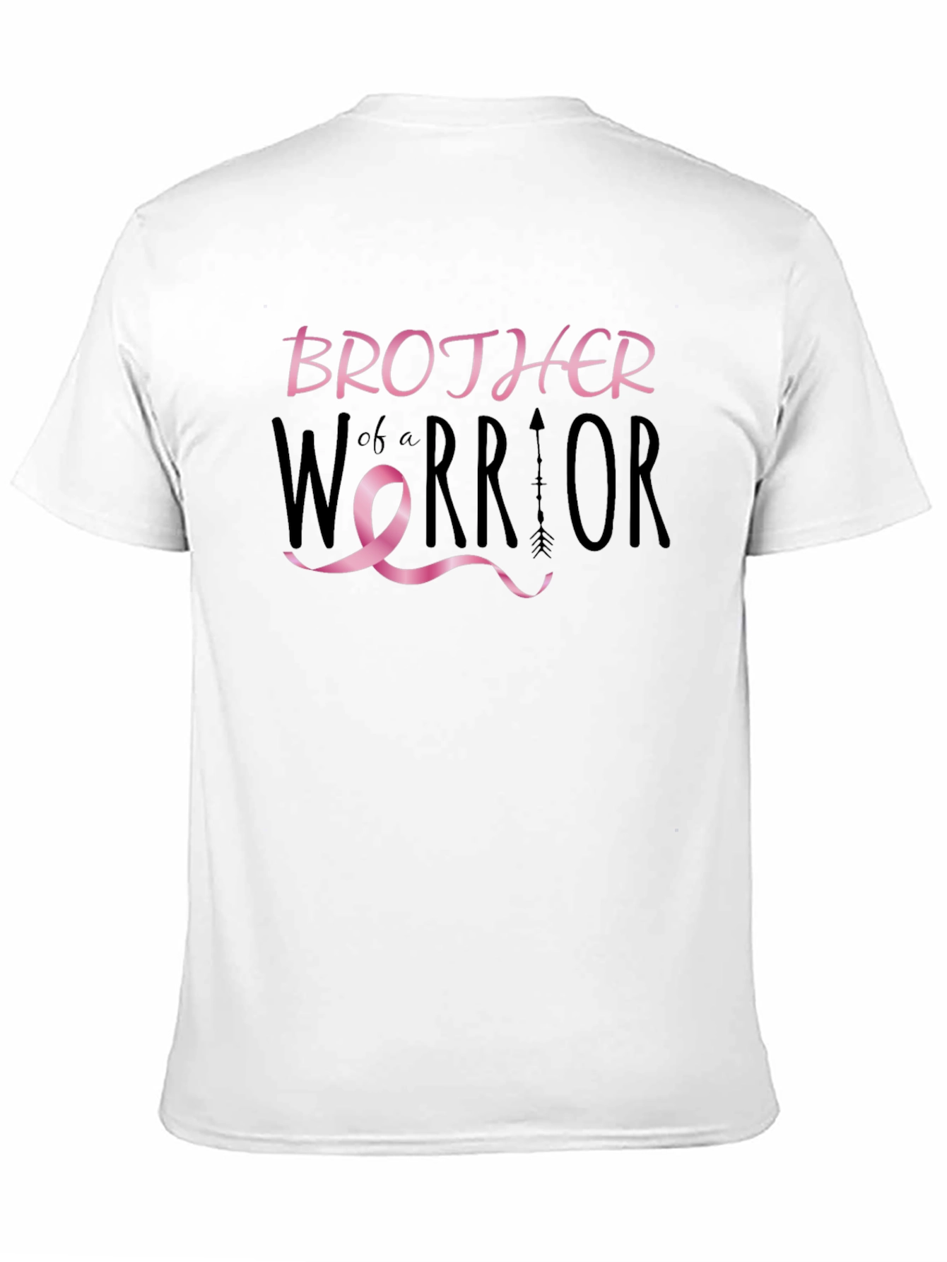 Brother of a Warrior T-Shirt Breast Cancer Awareness