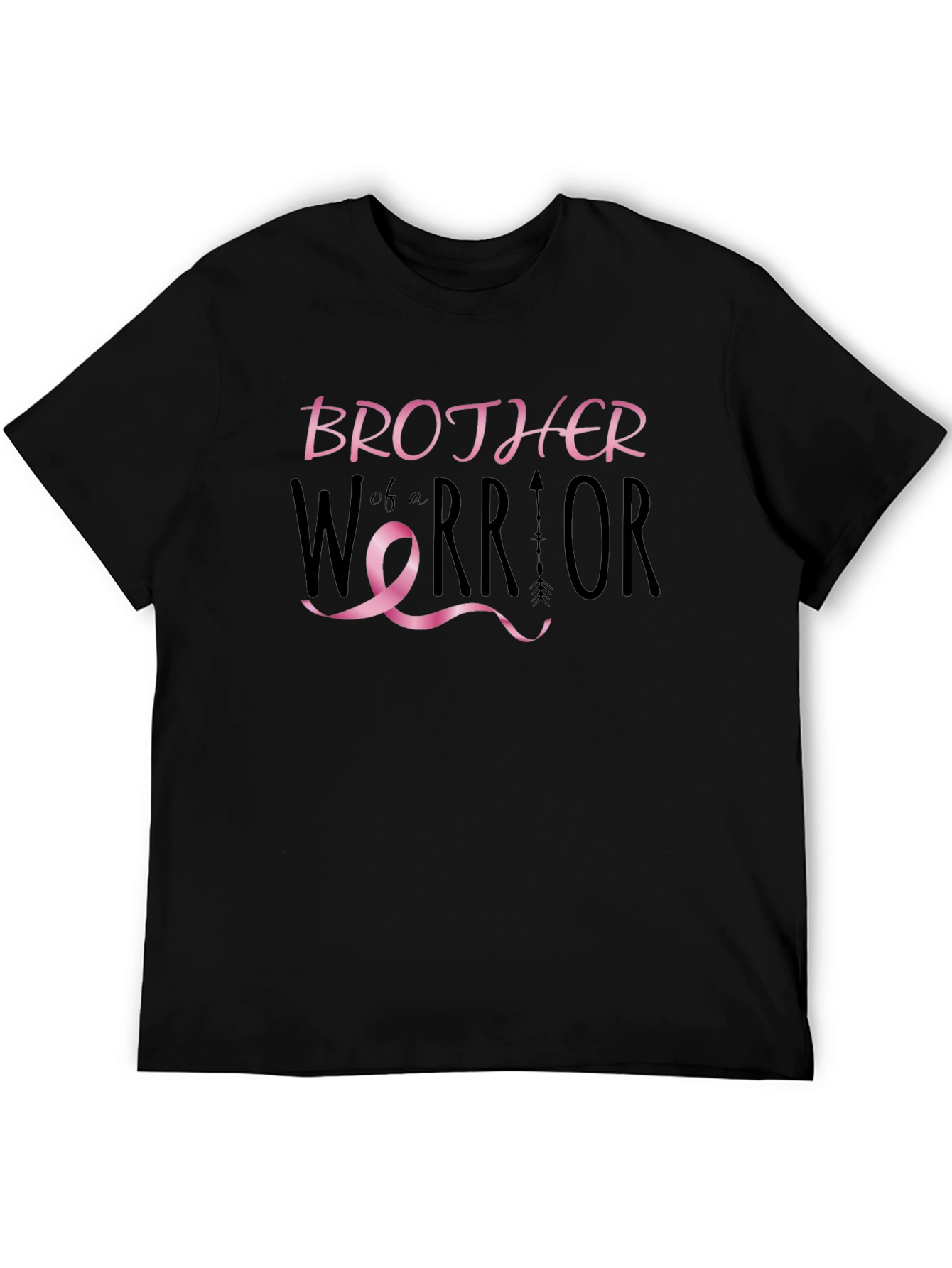 Brother of a Warrior T-Shirt Breast Cancer Awareness