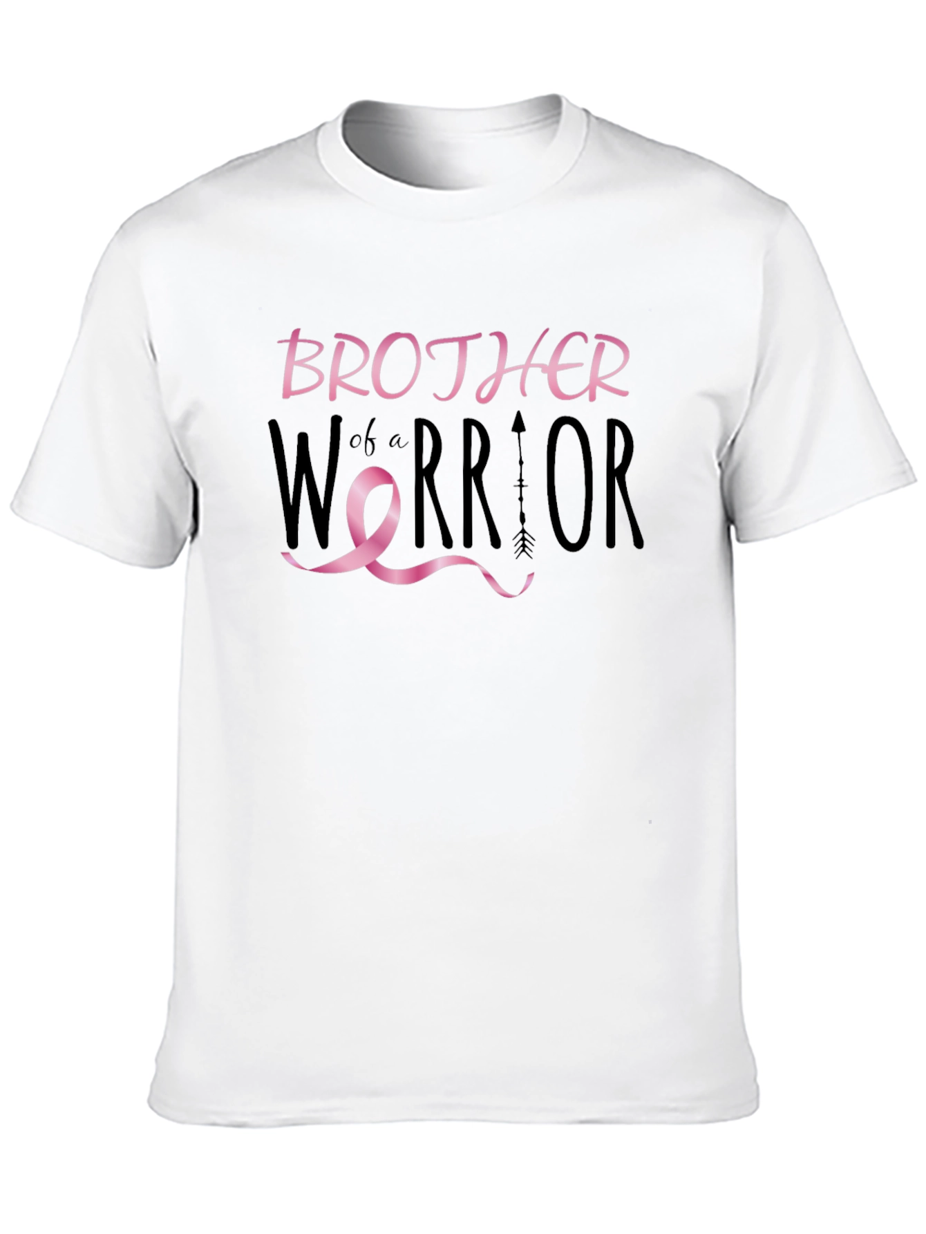 Brother of a Warrior T-Shirt Breast Cancer Awareness