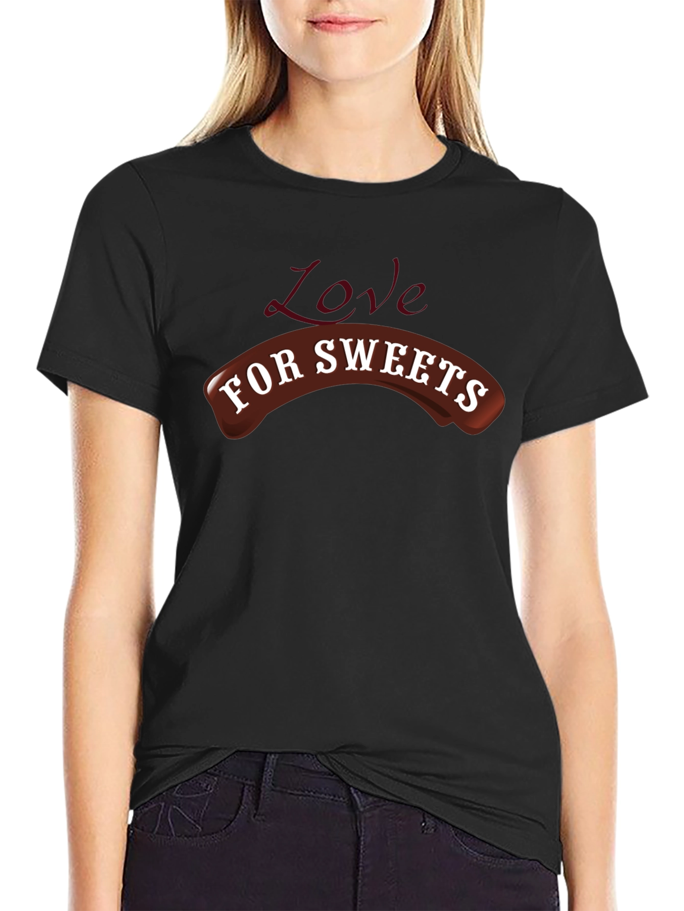 Love for Sweets Black T-Shirt