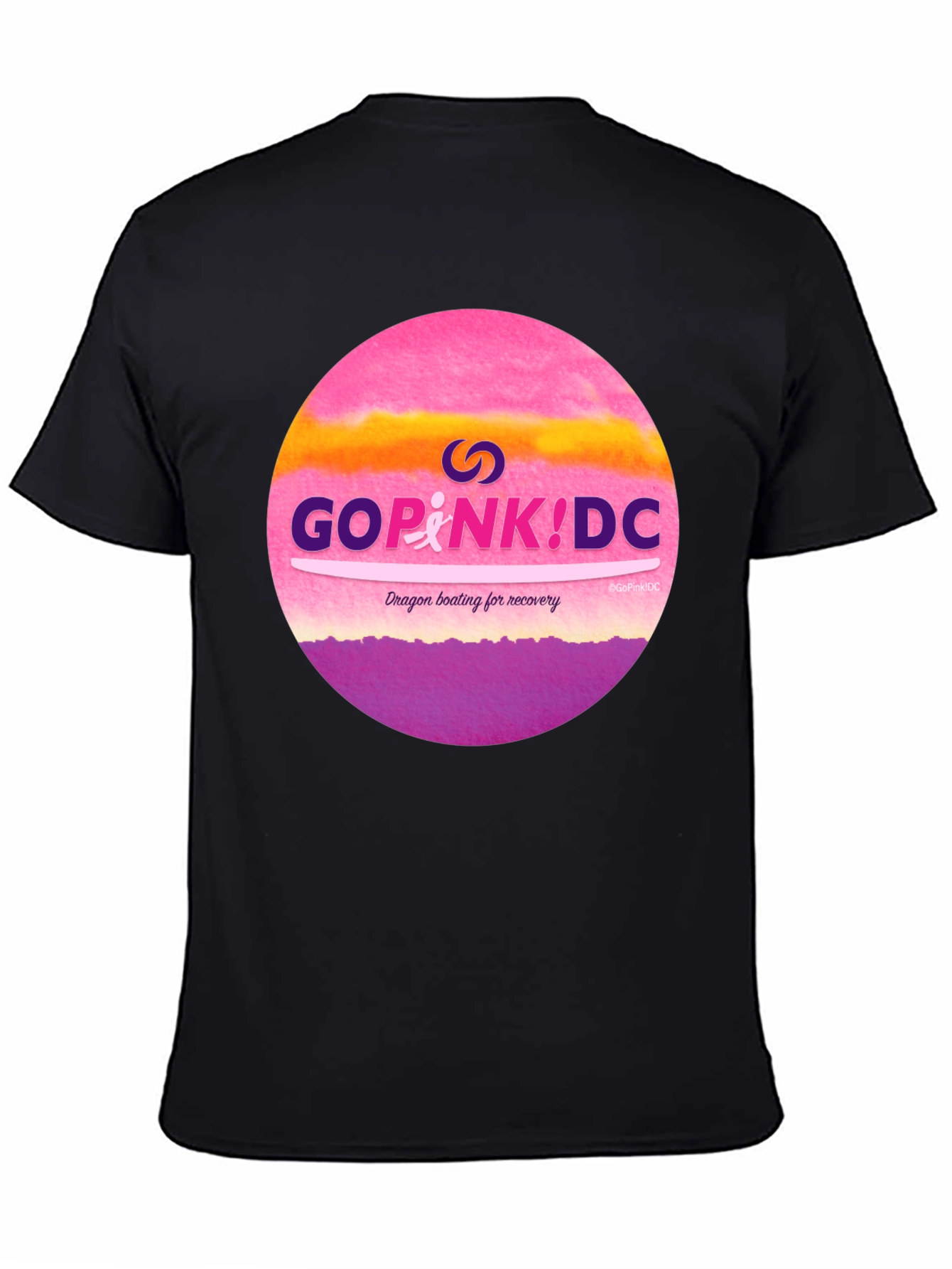 Go Pink! DC T-Shirt Dragon Boating for Recovery