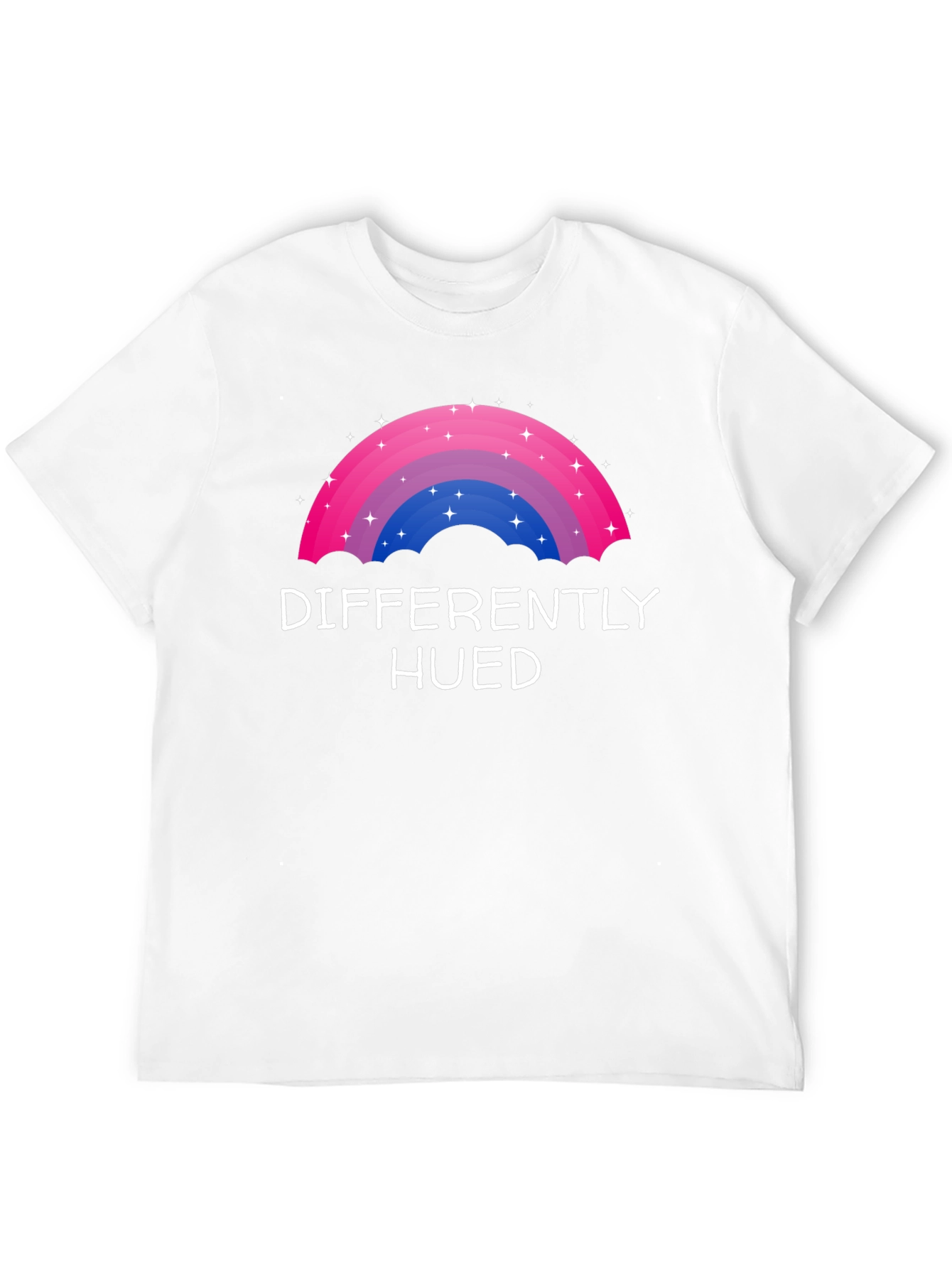 Differently Hued Bi Pride Graphic T-Shirt
