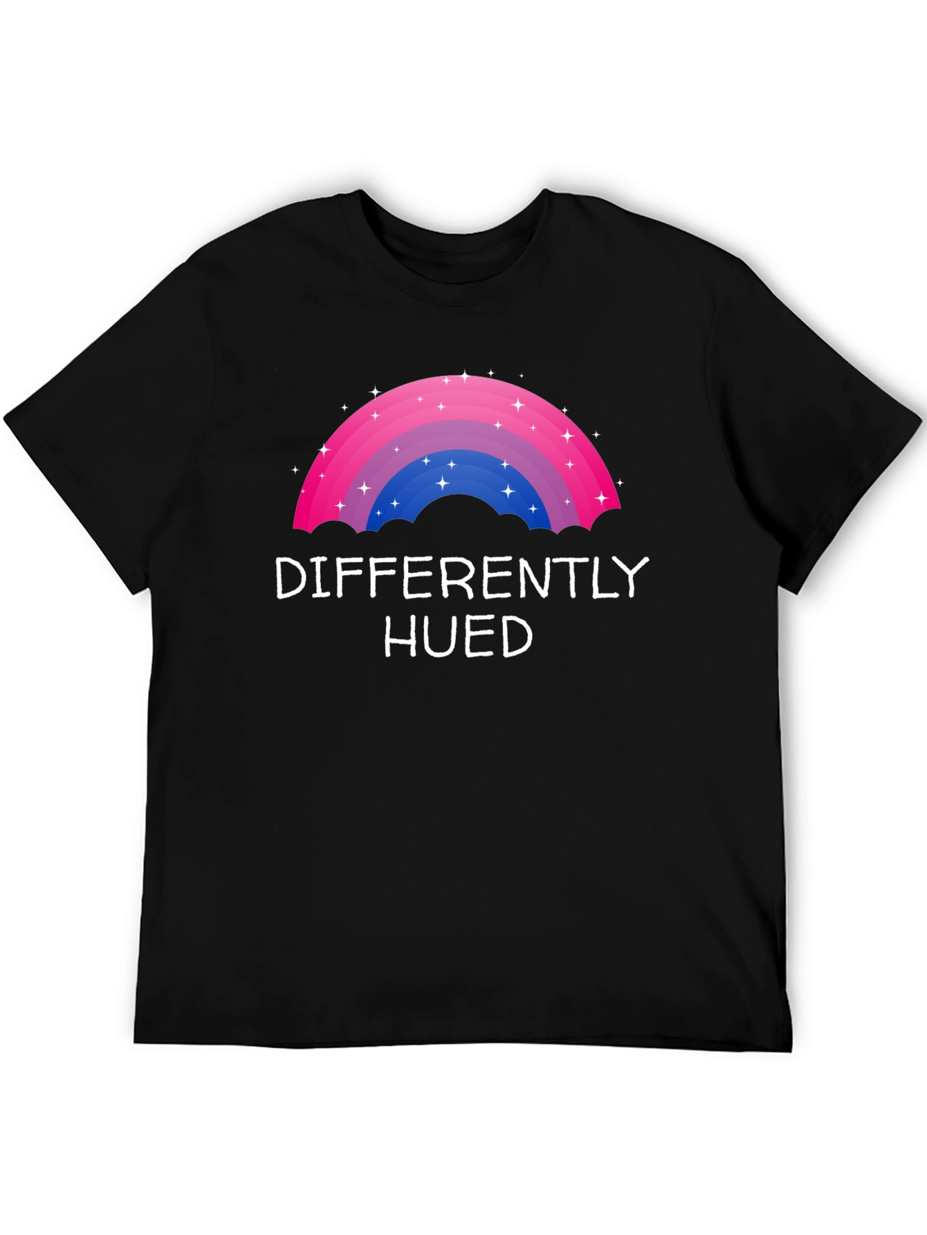 Differently Hued Bi Pride Graphic T-Shirt