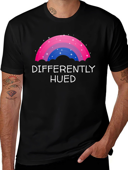 Differently Hued Bi Pride Graphic T-Shirt