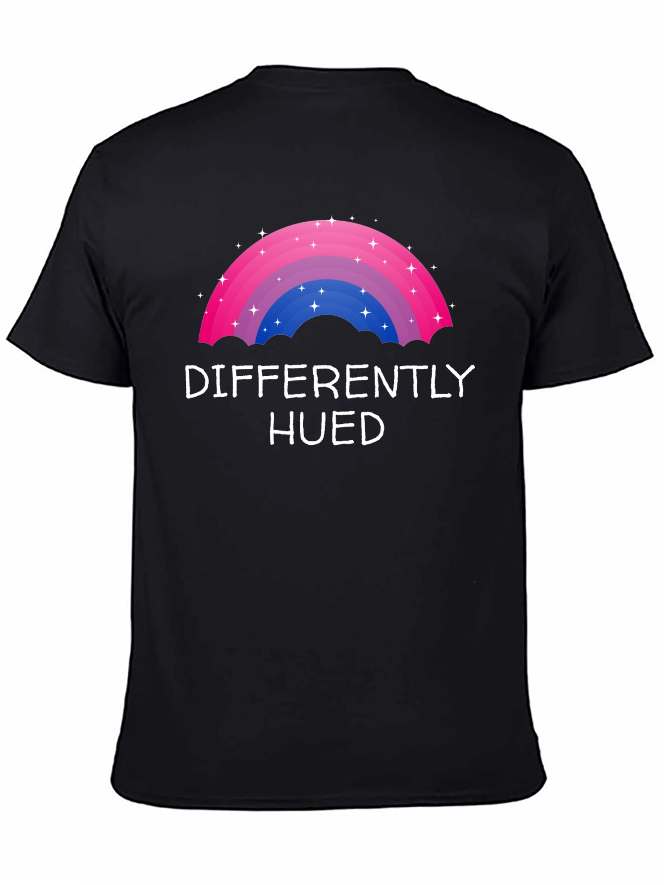 Differently Hued Bi Pride Graphic T-Shirt