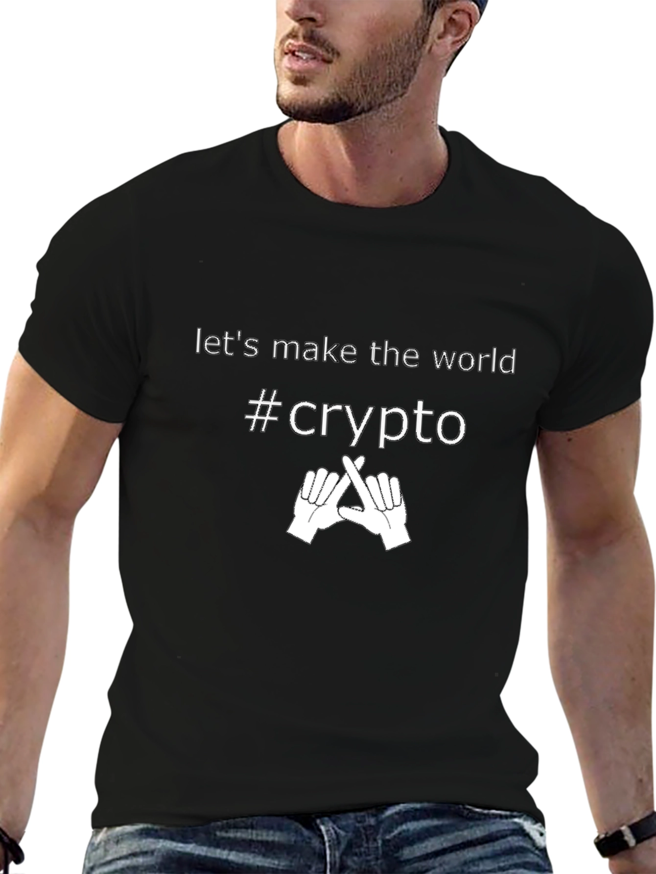 Crypto T-Shirt - Lets Make The World Crypto!