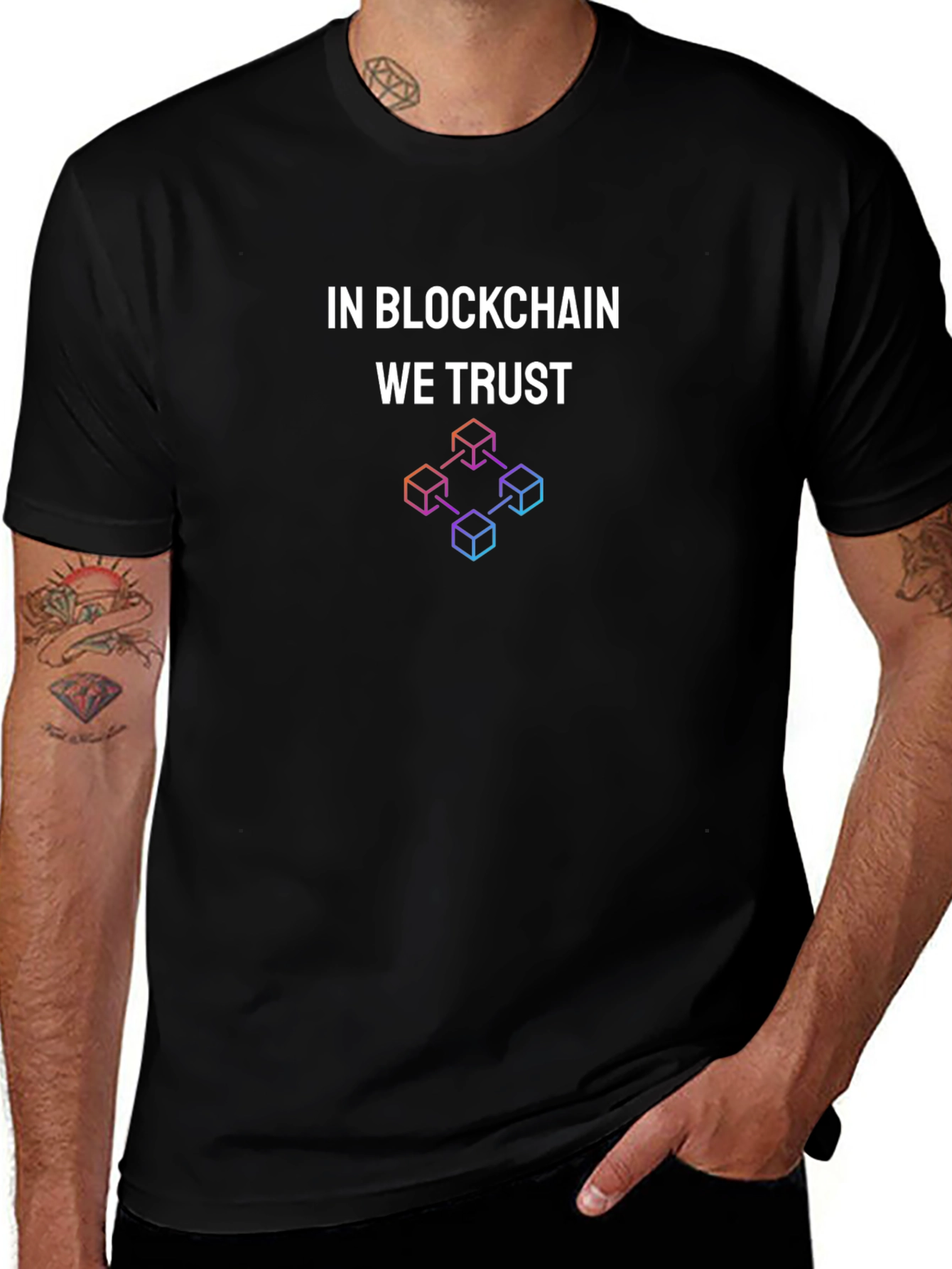In Blockchain We Trust Graphic T-Shirt