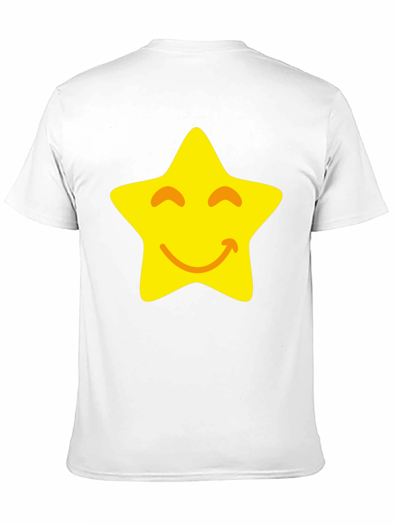 Smiling Star Graphic Black T-Shirt