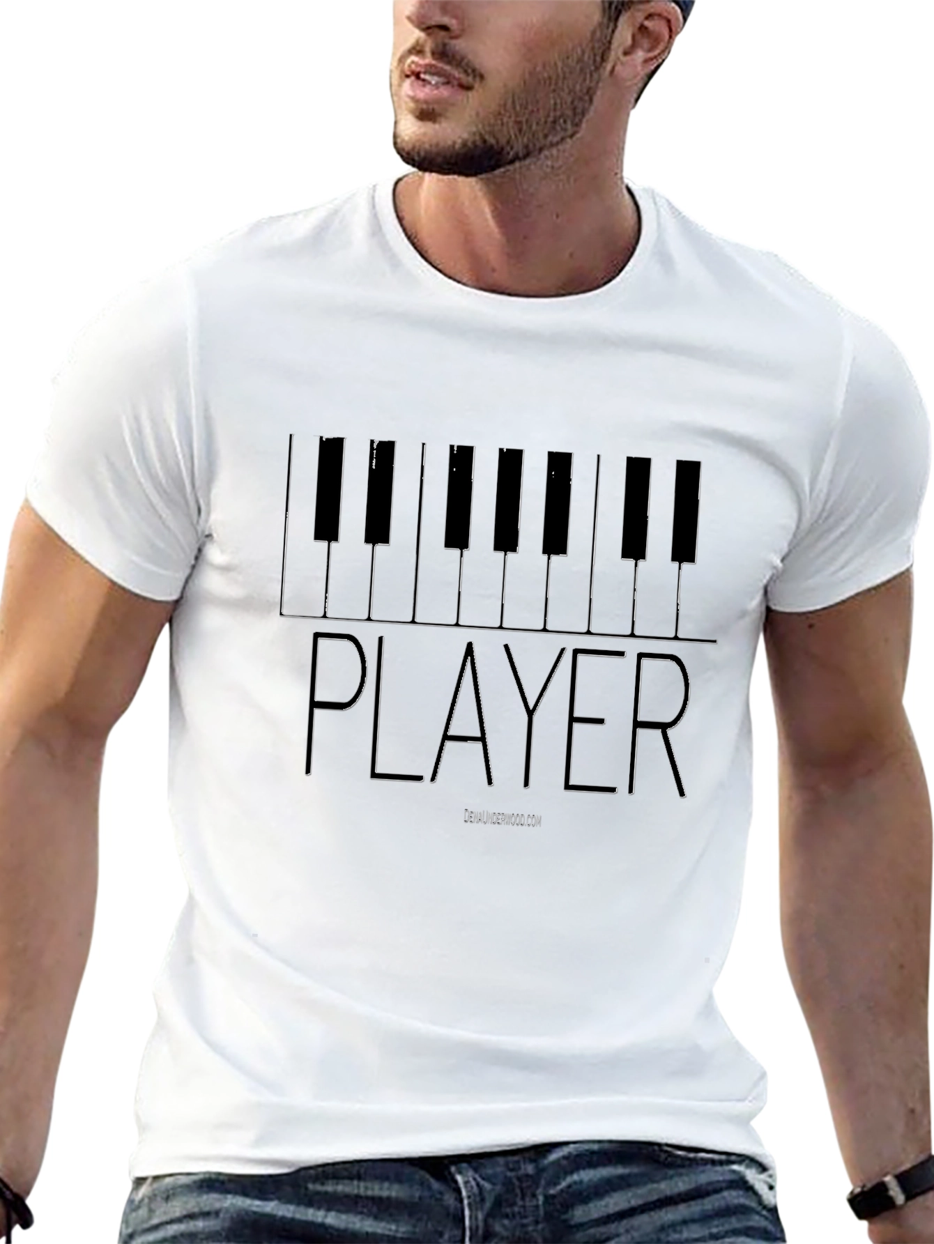 Piano Player Graphic T-Shirt - Musician Tee