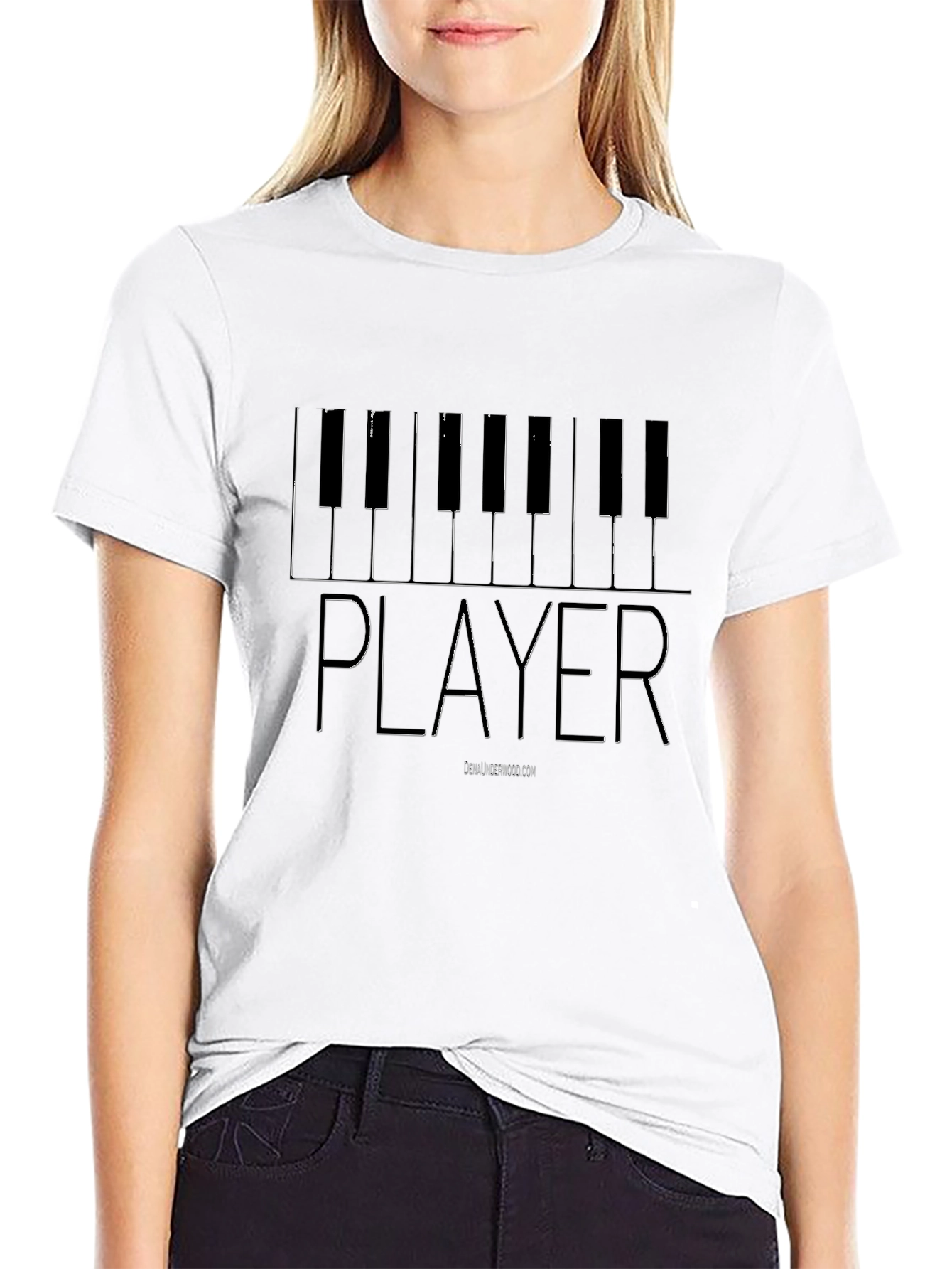 Piano Player Graphic T-Shirt - Musician Tee