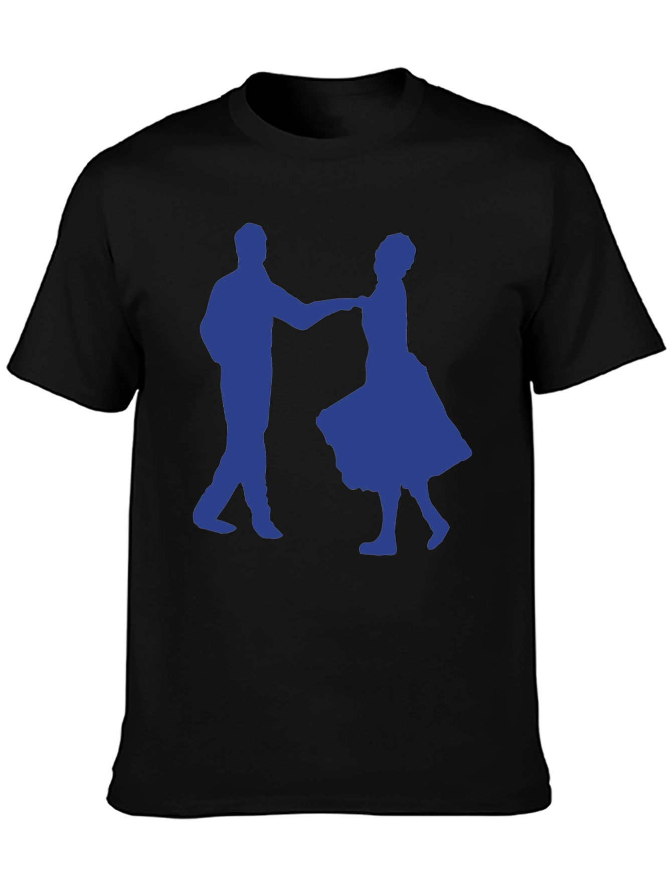 Dancing Couple Graphic Tee - Black