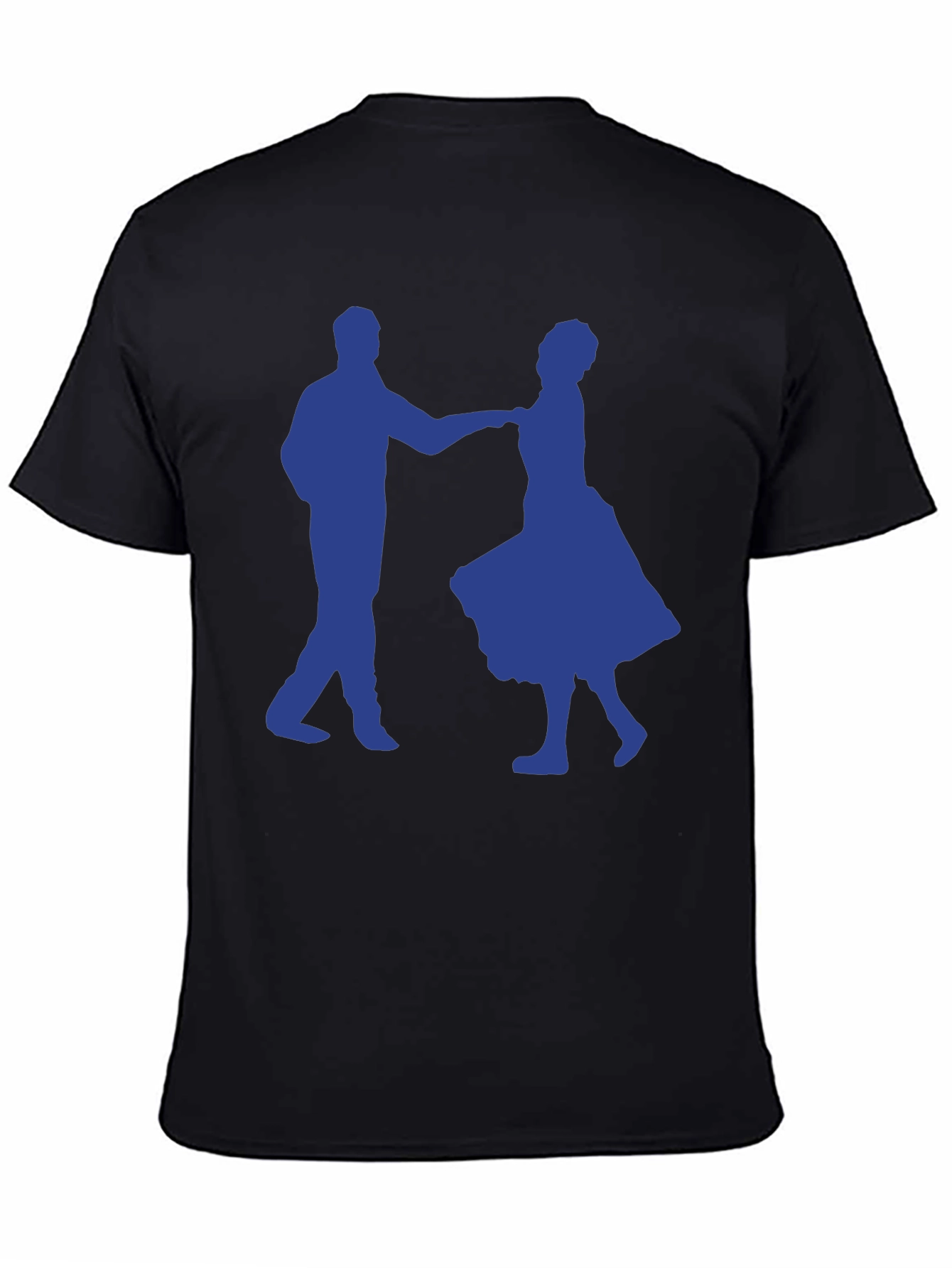 Dancing Couple Graphic Tee - Black