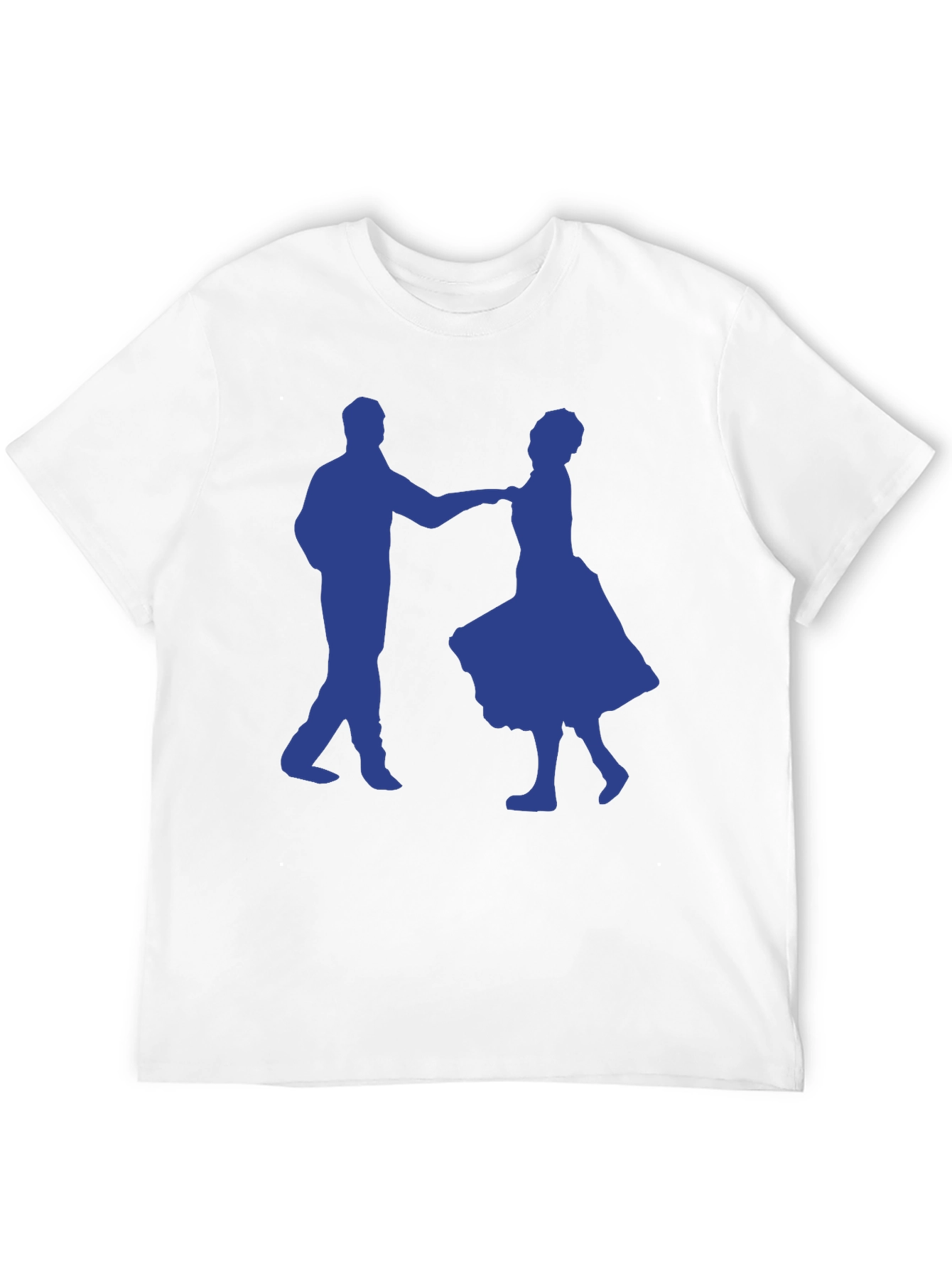 Dancing Couple Graphic Tee - Black