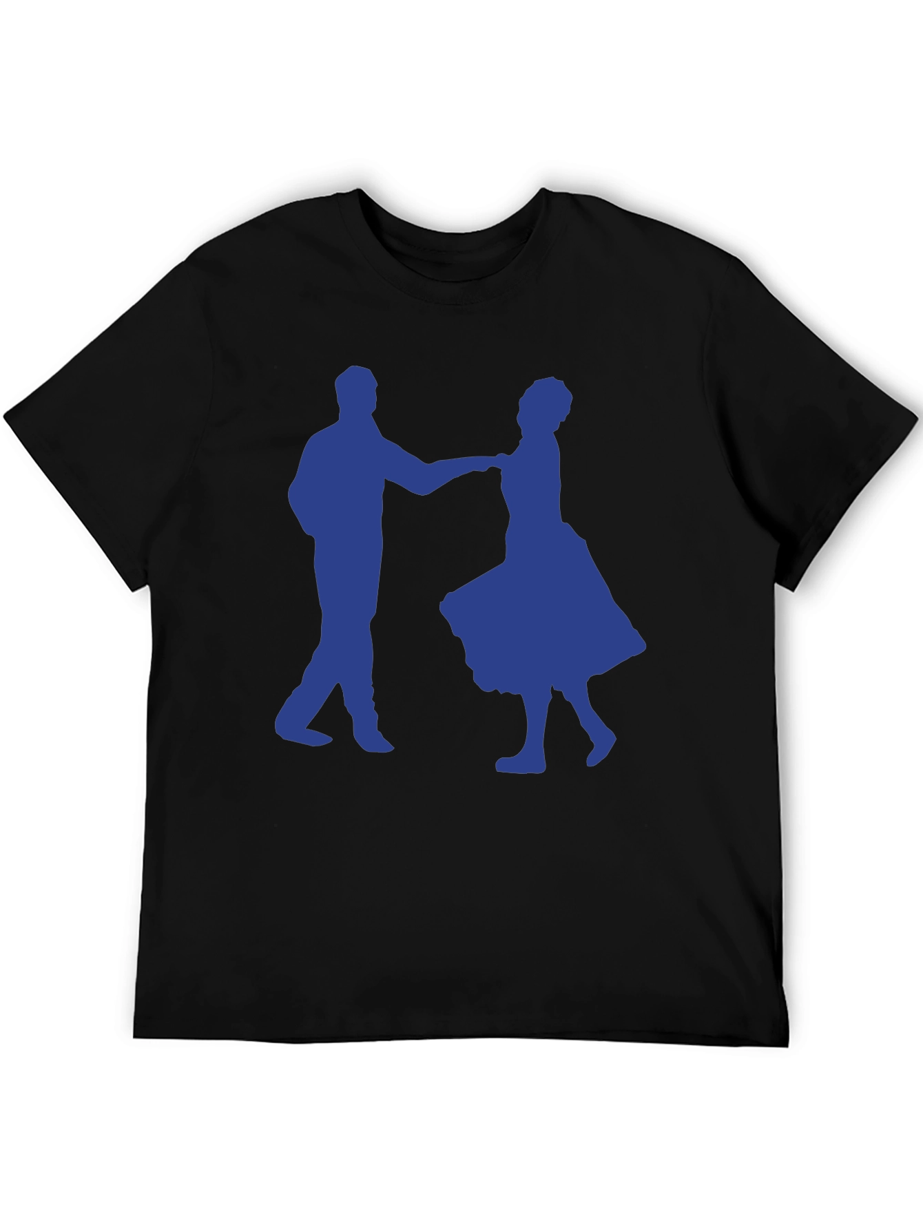 Dancing Couple Graphic Tee - Black