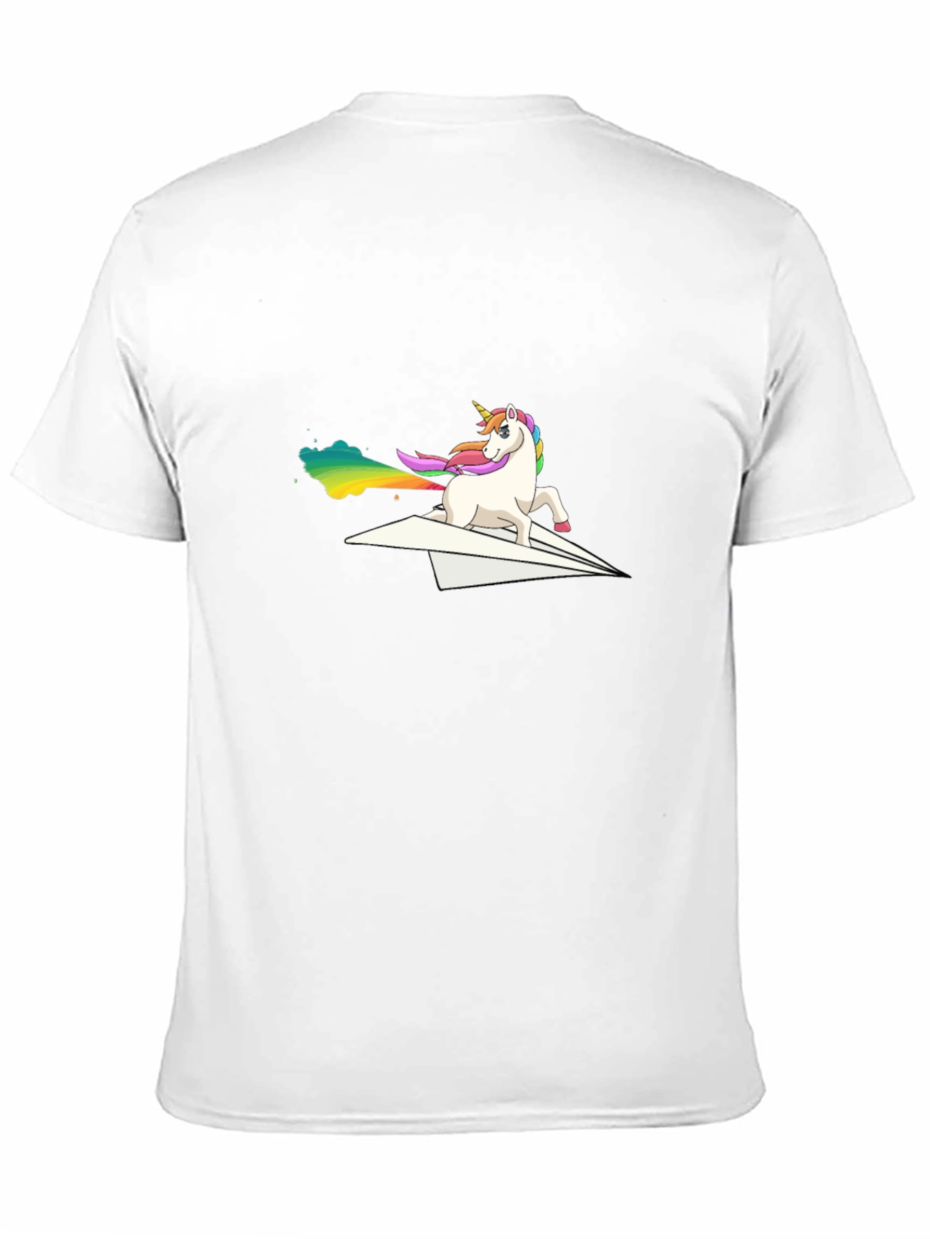 Unicorn Paper Airplane Graphic Tee