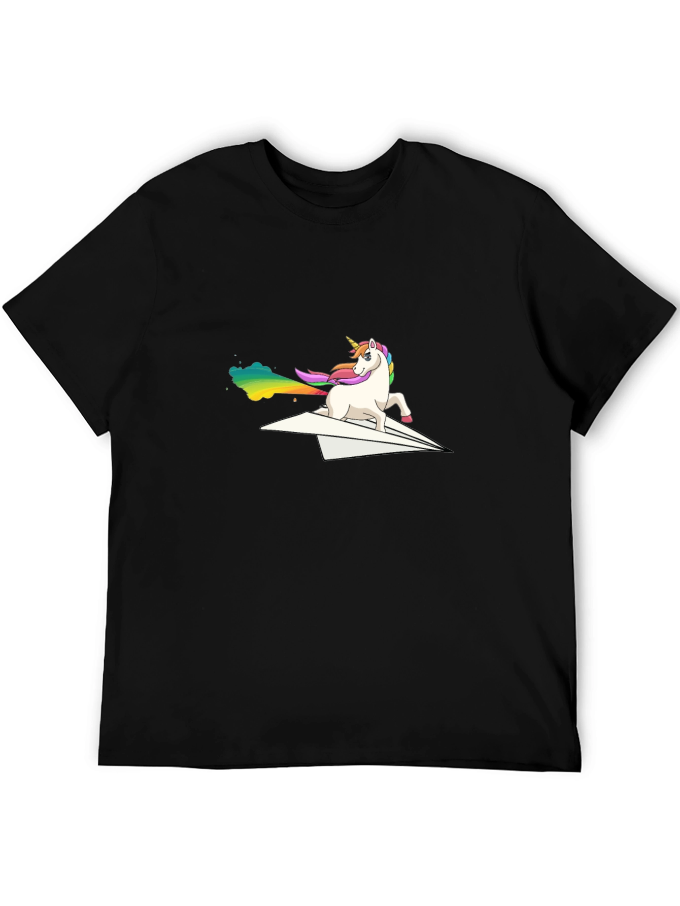 Unicorn Paper Airplane Graphic Tee