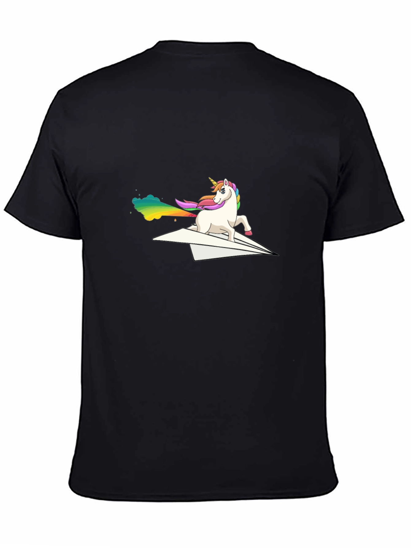 Unicorn Paper Airplane Graphic Tee