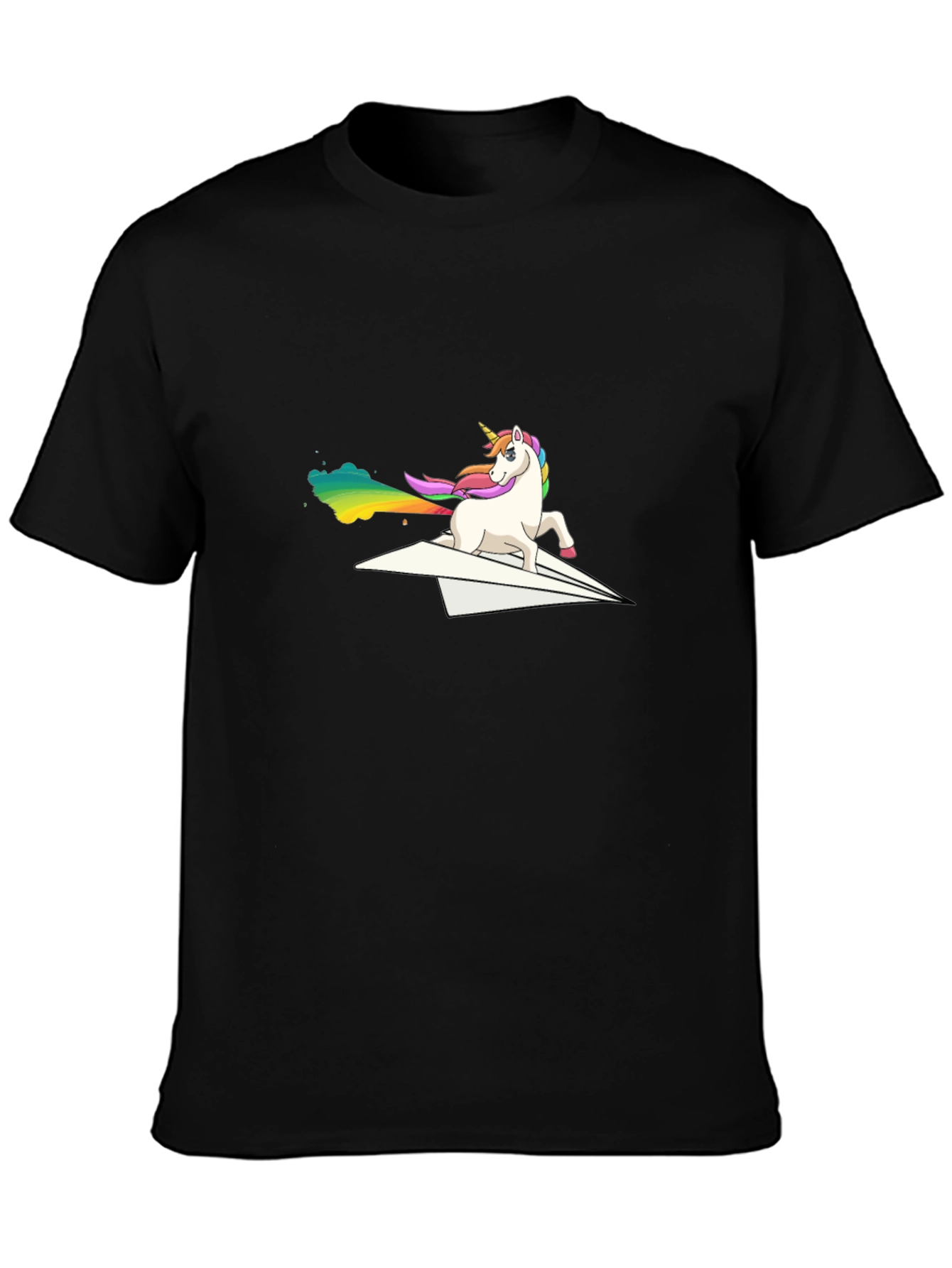 Unicorn Paper Airplane Graphic Tee