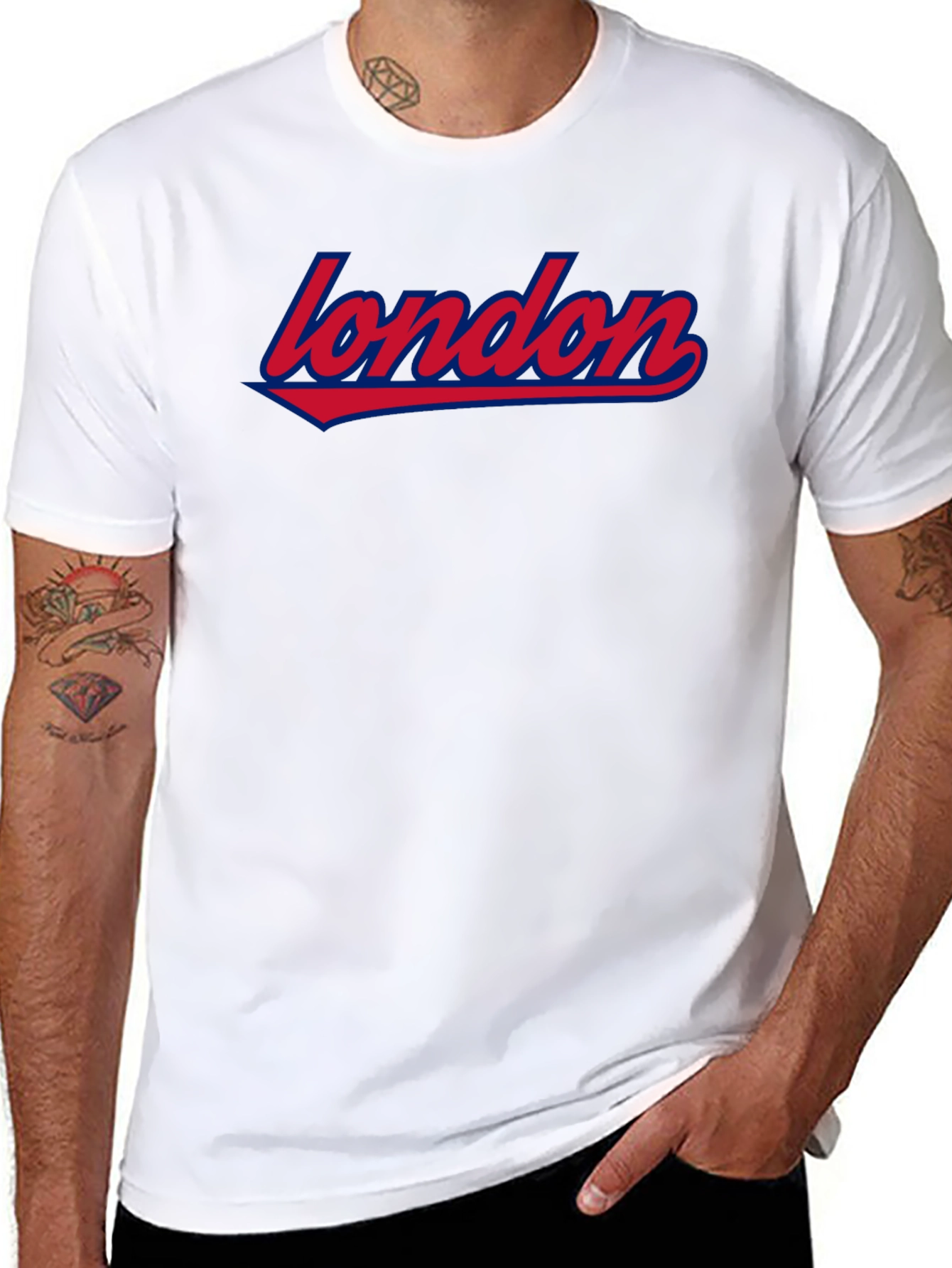 London Graphic Print Crew Neck T-Shirt