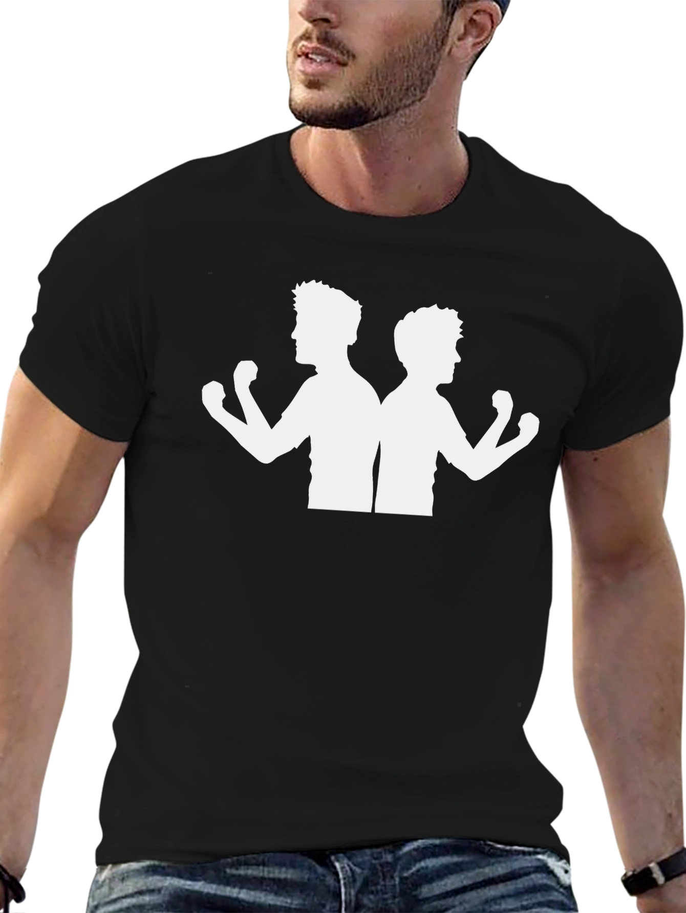 Retro Fight Club Silhouette Graphic Tee