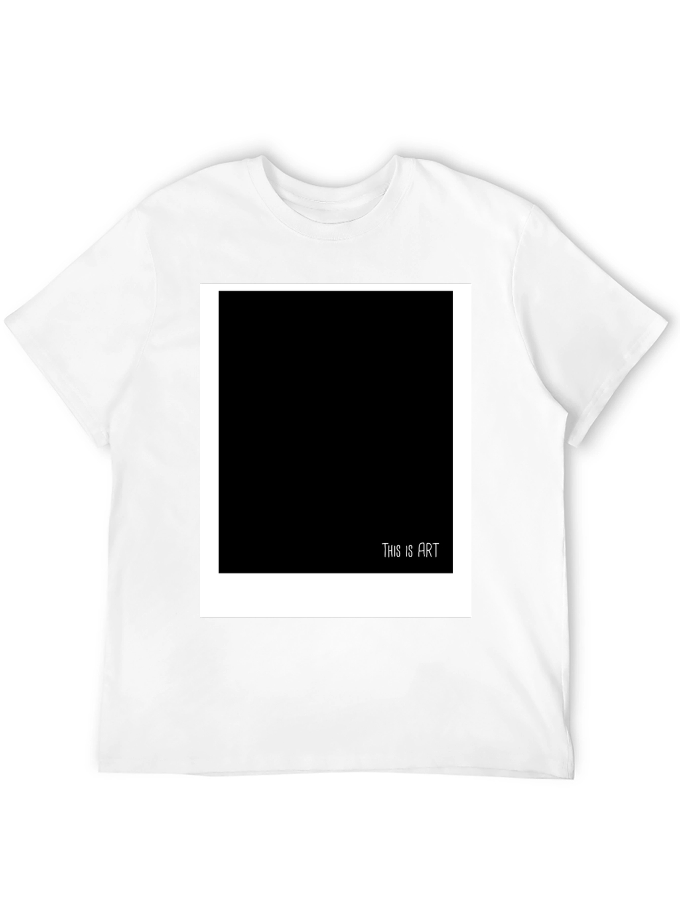 Minimalist This is ART Graphic T-Shirt