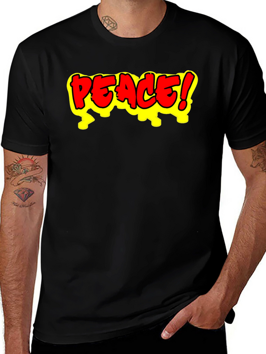 Peace Graphic T-Shirt - Bold & Colorful