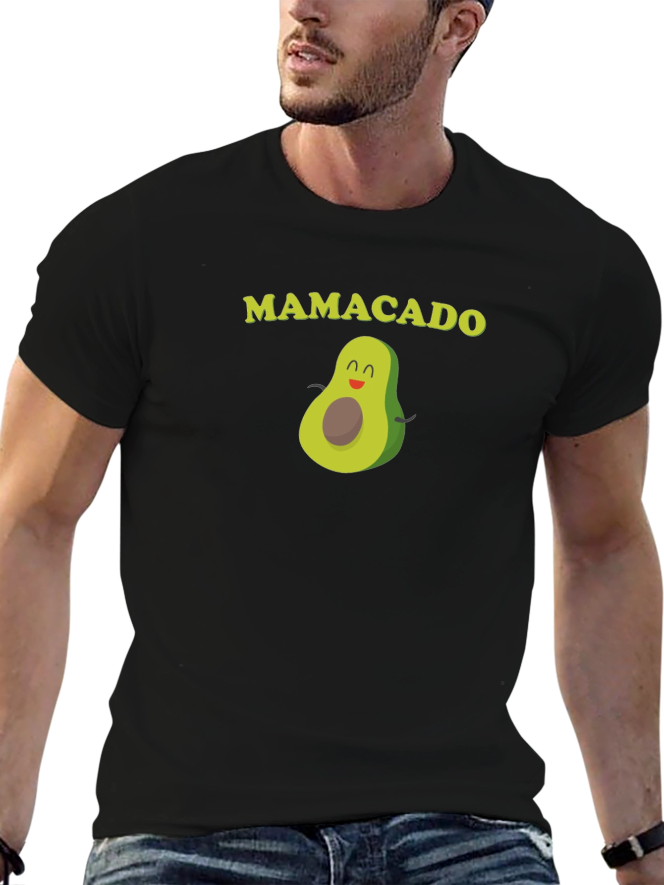 Mamacado Avocado Graphic T-Shirt - Black