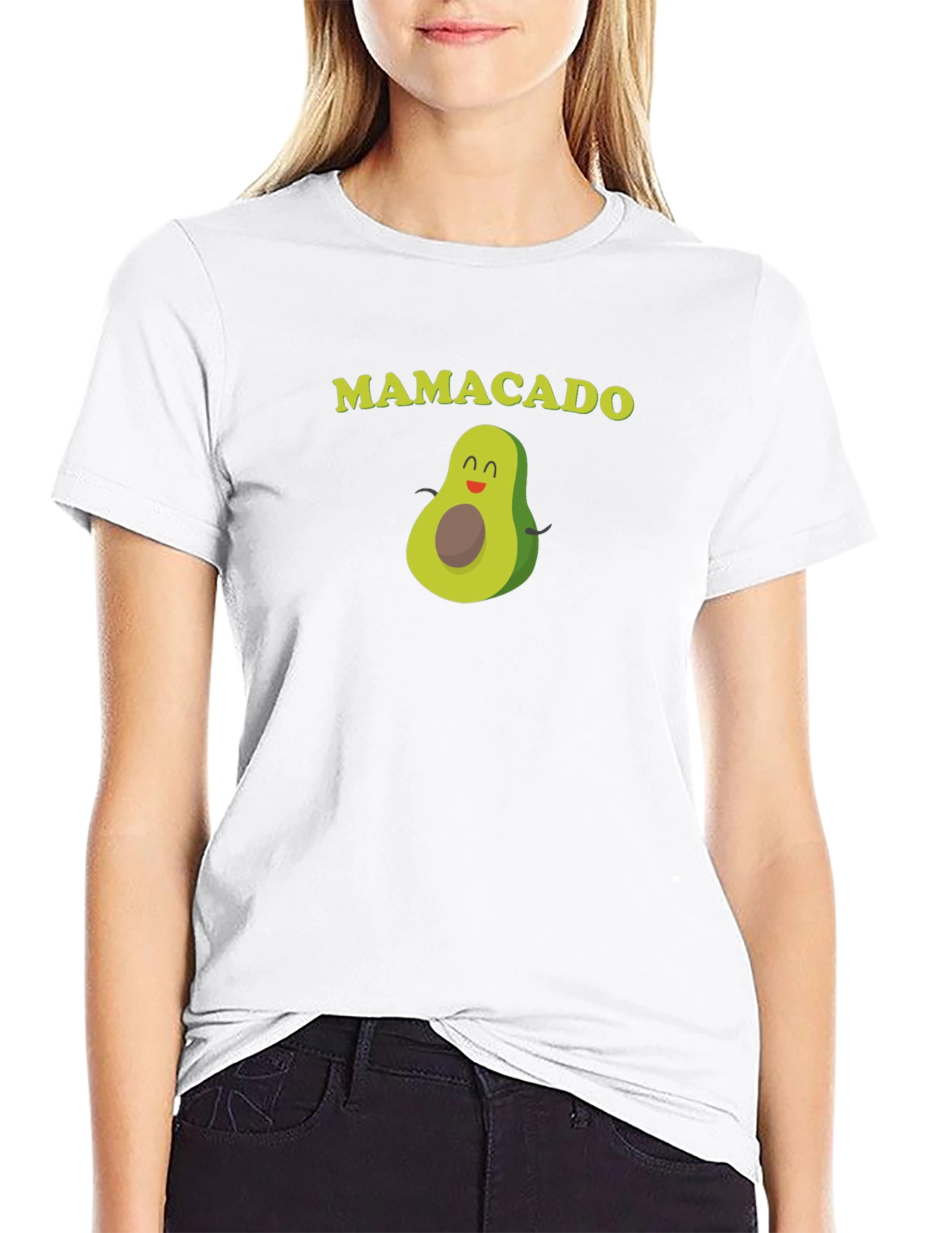 Mamacado Avocado Graphic T-Shirt - Black