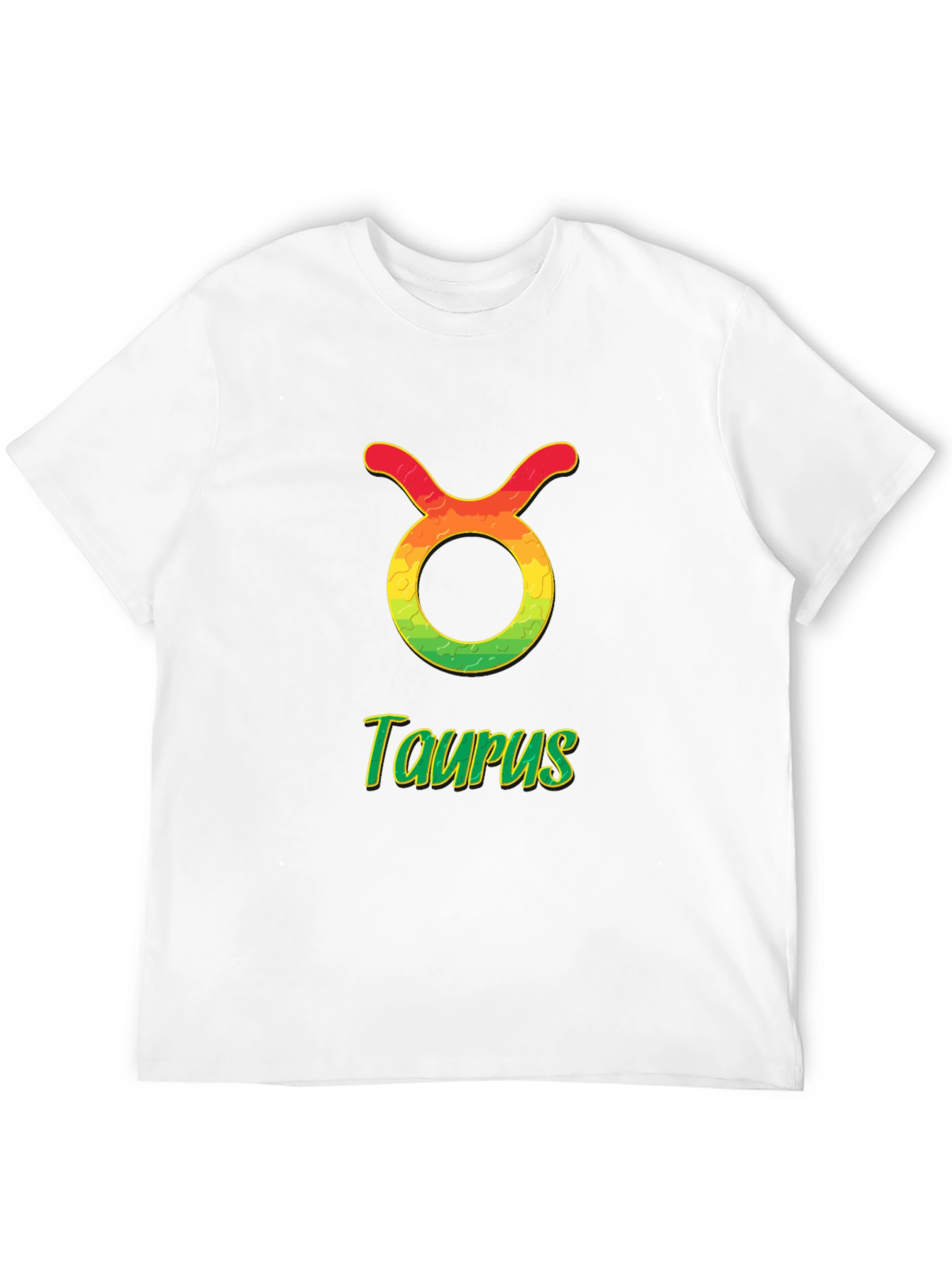 Taurus Zodiac Sign T-Shirt - Black Cotton Tee