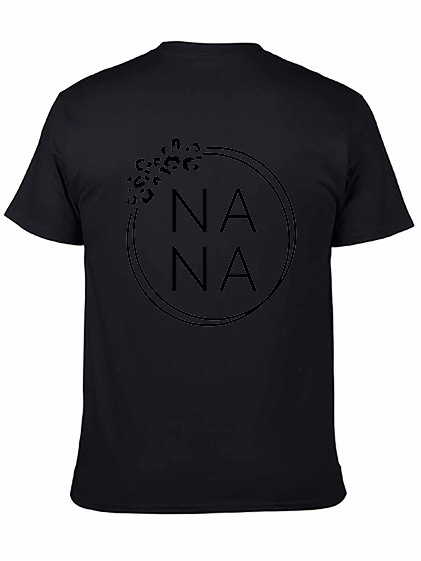 Nana Leopard Print Graphic T-Shirt