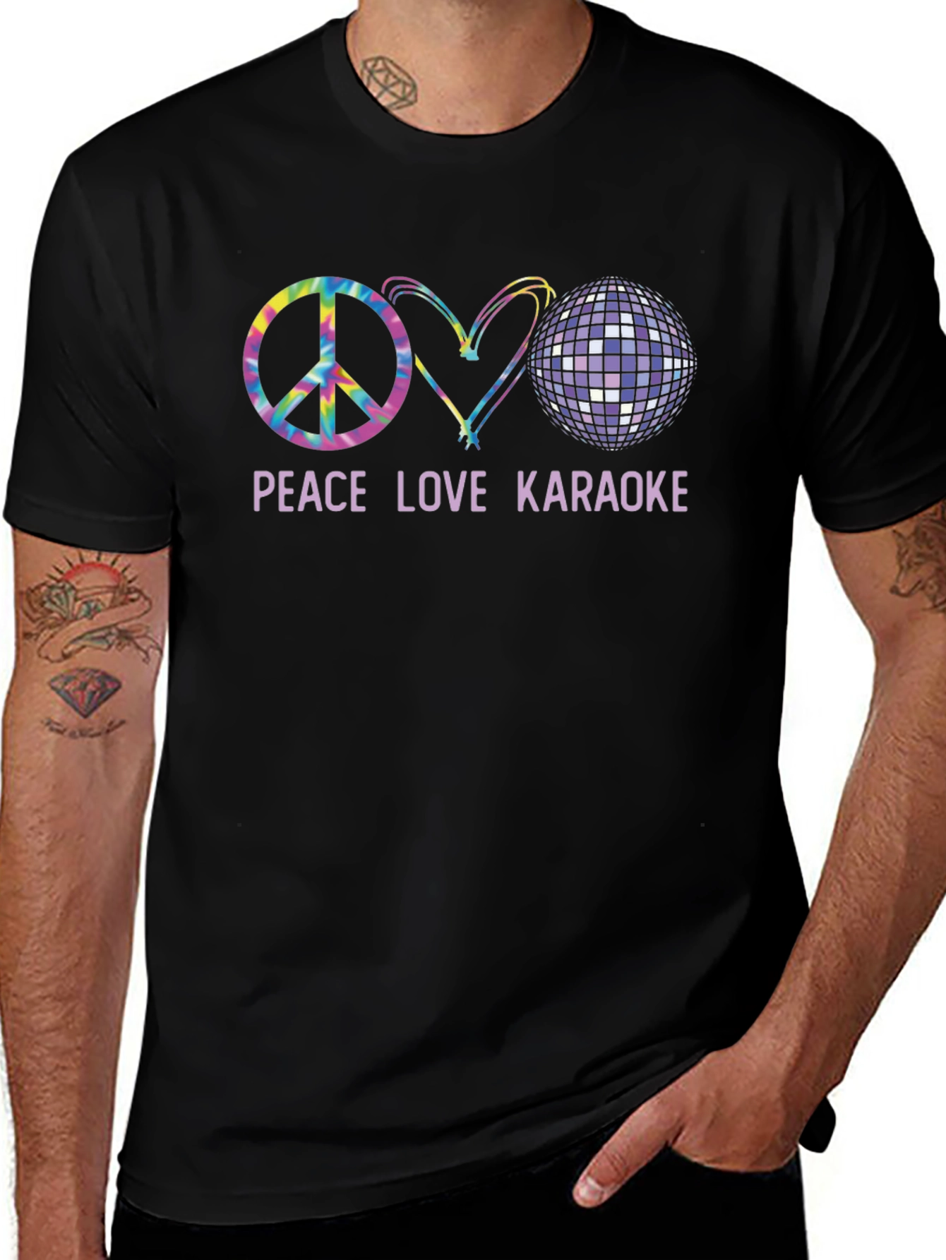 Peace Love Karaoke T-Shirt