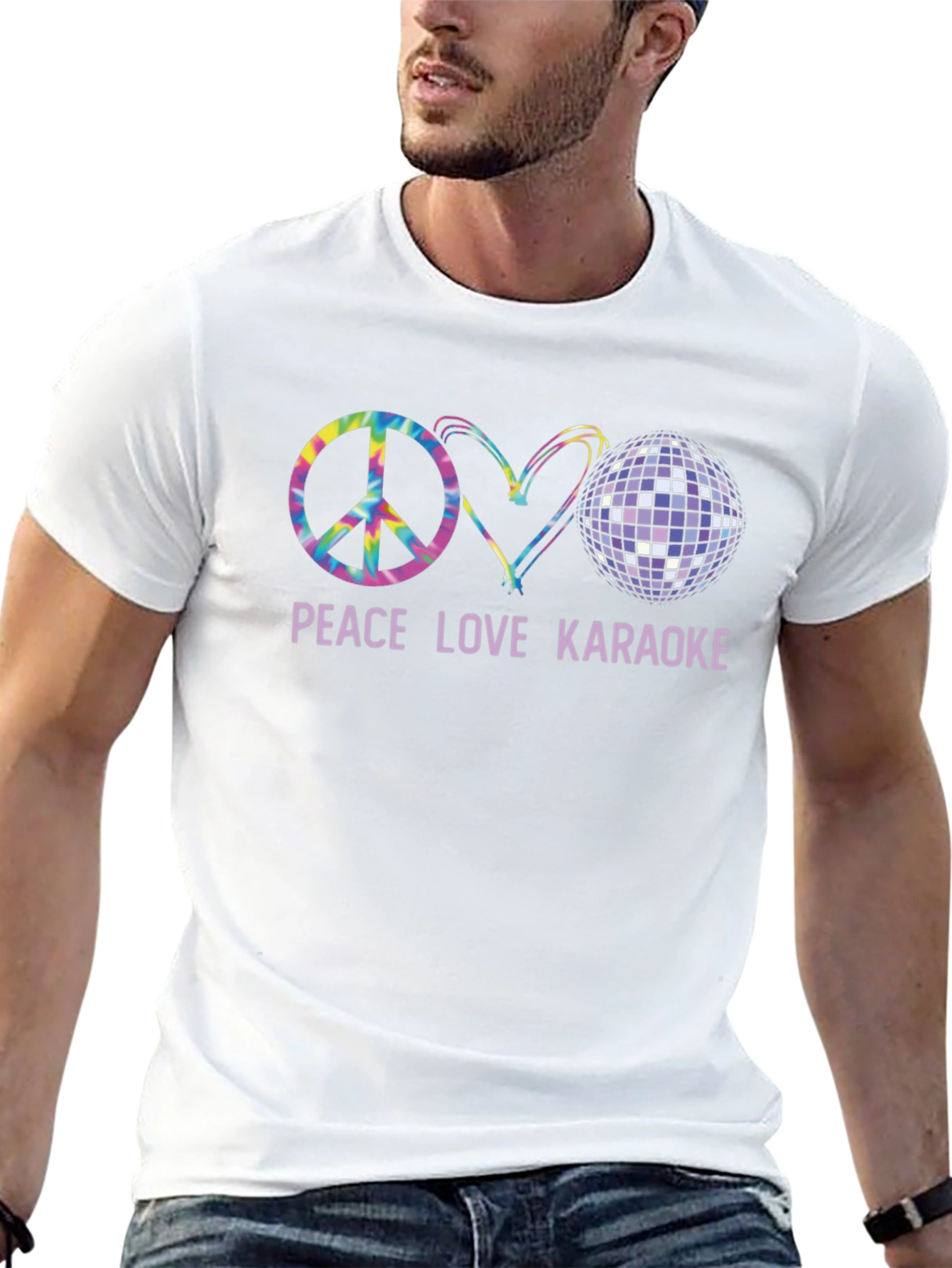 Peace Love Karaoke T-Shirt